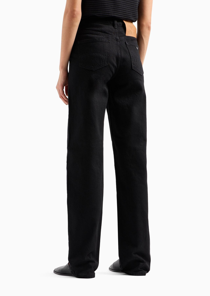 J4B mid-rise straight-leg, rinsed-denim jeans 3