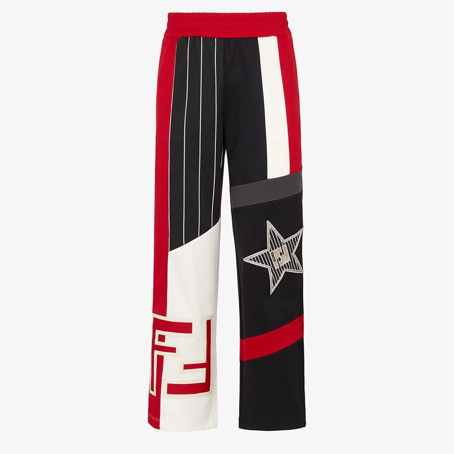 Multicolor jersey pants - 1