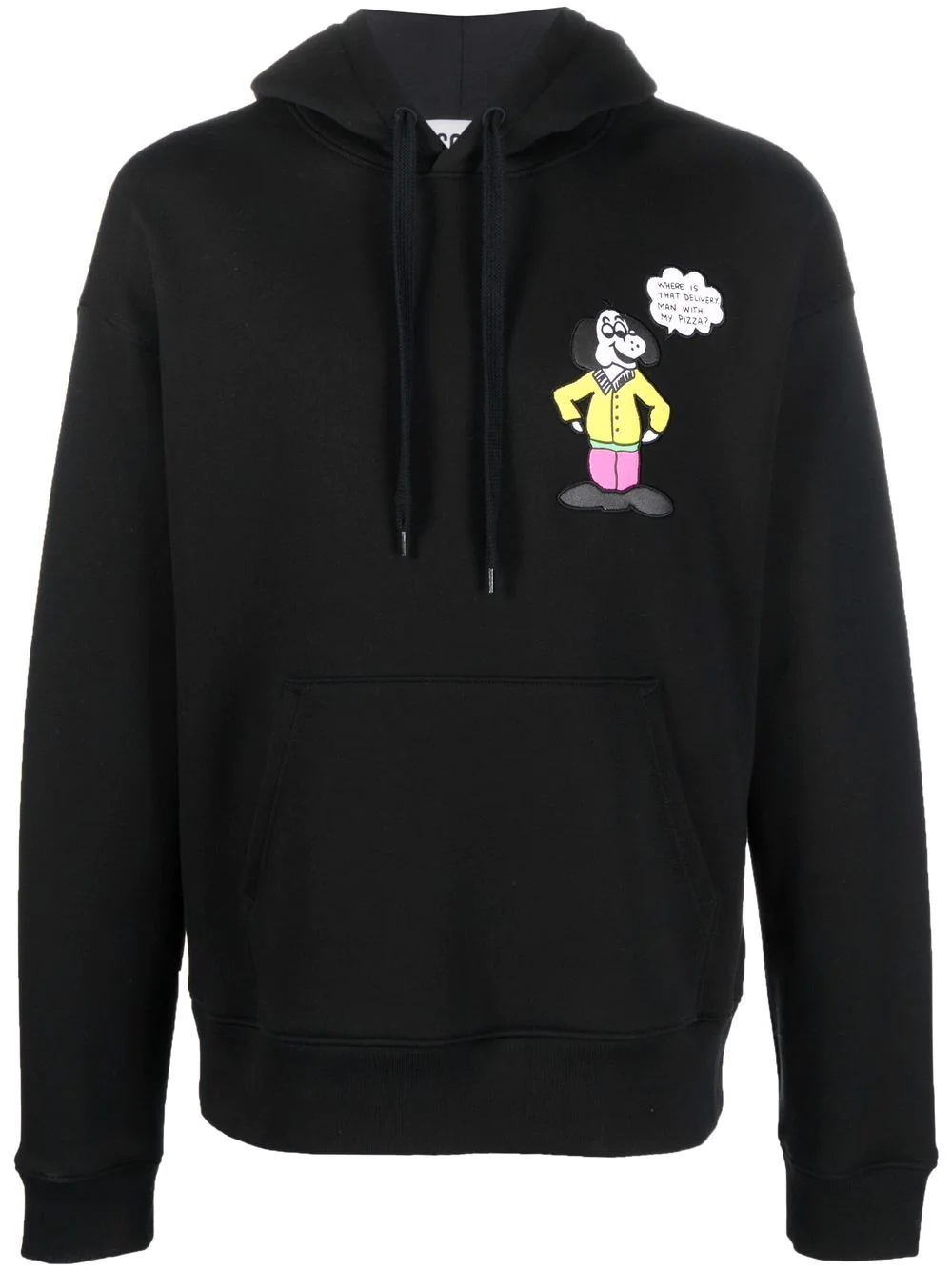 organic cotton comic-strip hoodie - 1