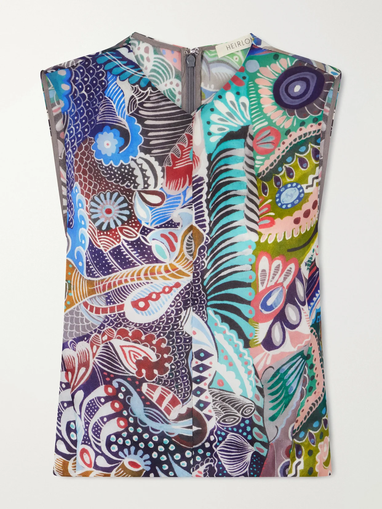 Printed Silk-organza Top - 1