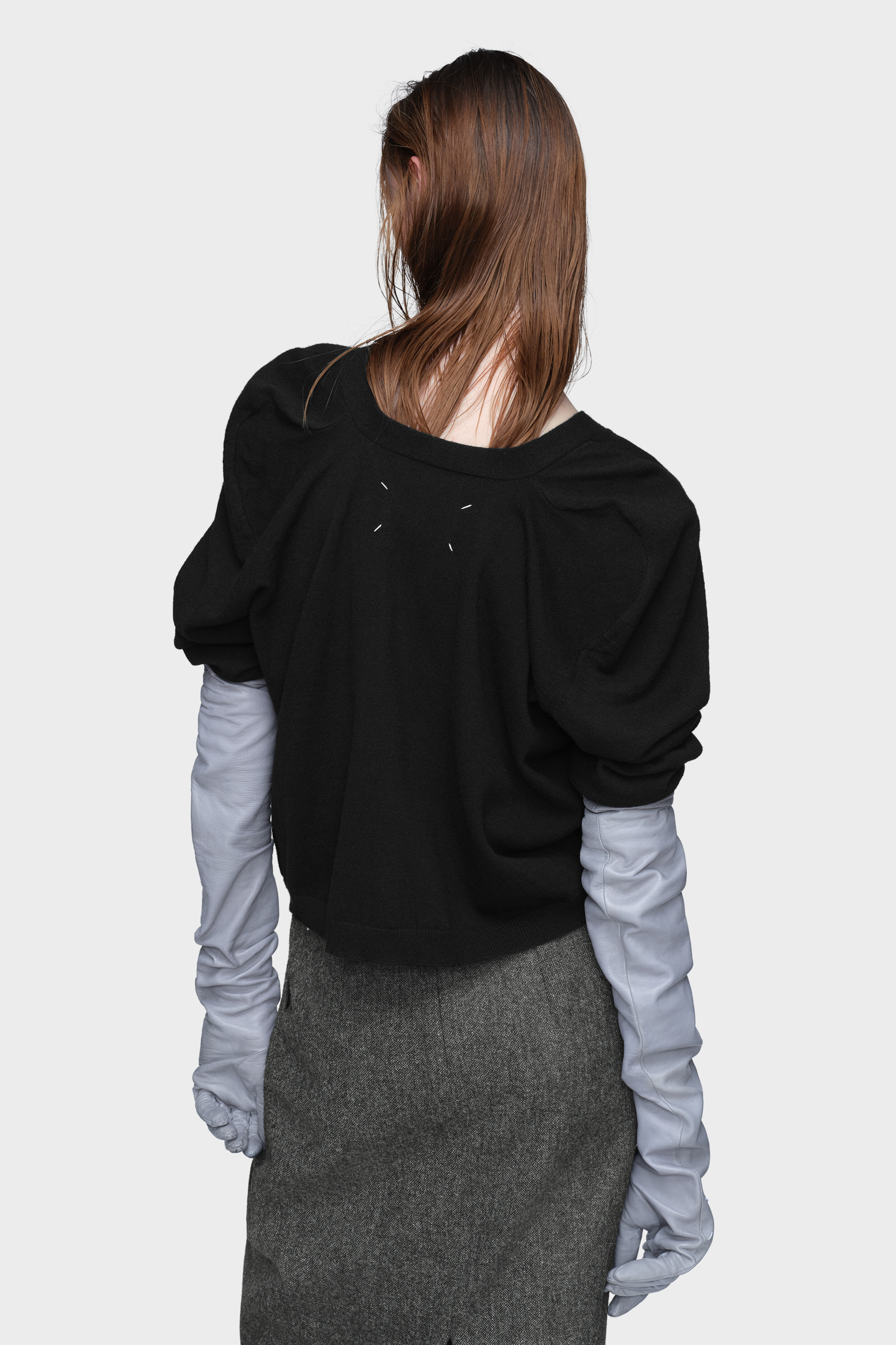 Wool v-neck cardigan - 4