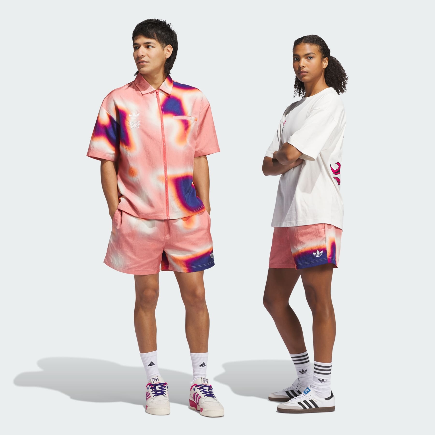 Hoop York City Allover Print Shorts (Gender Neutral) - 2