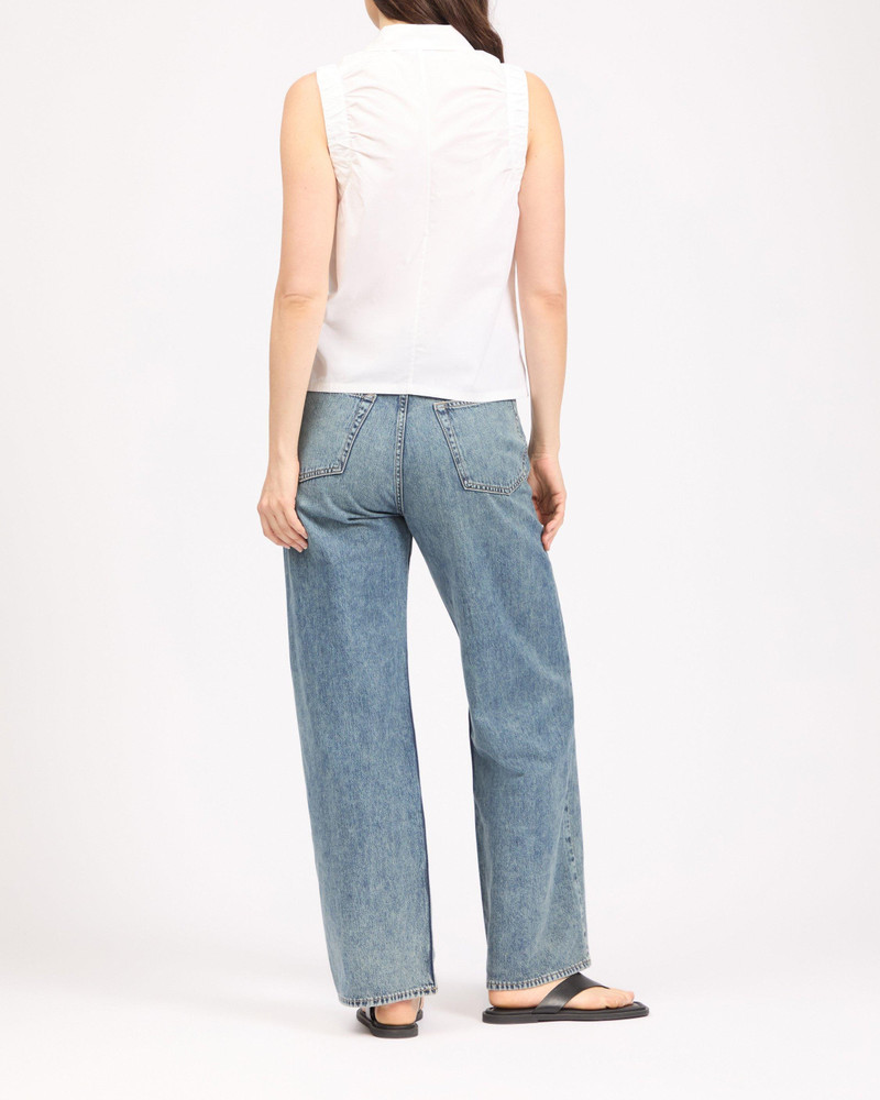 Georgina Ruched Poplin Shirt 3