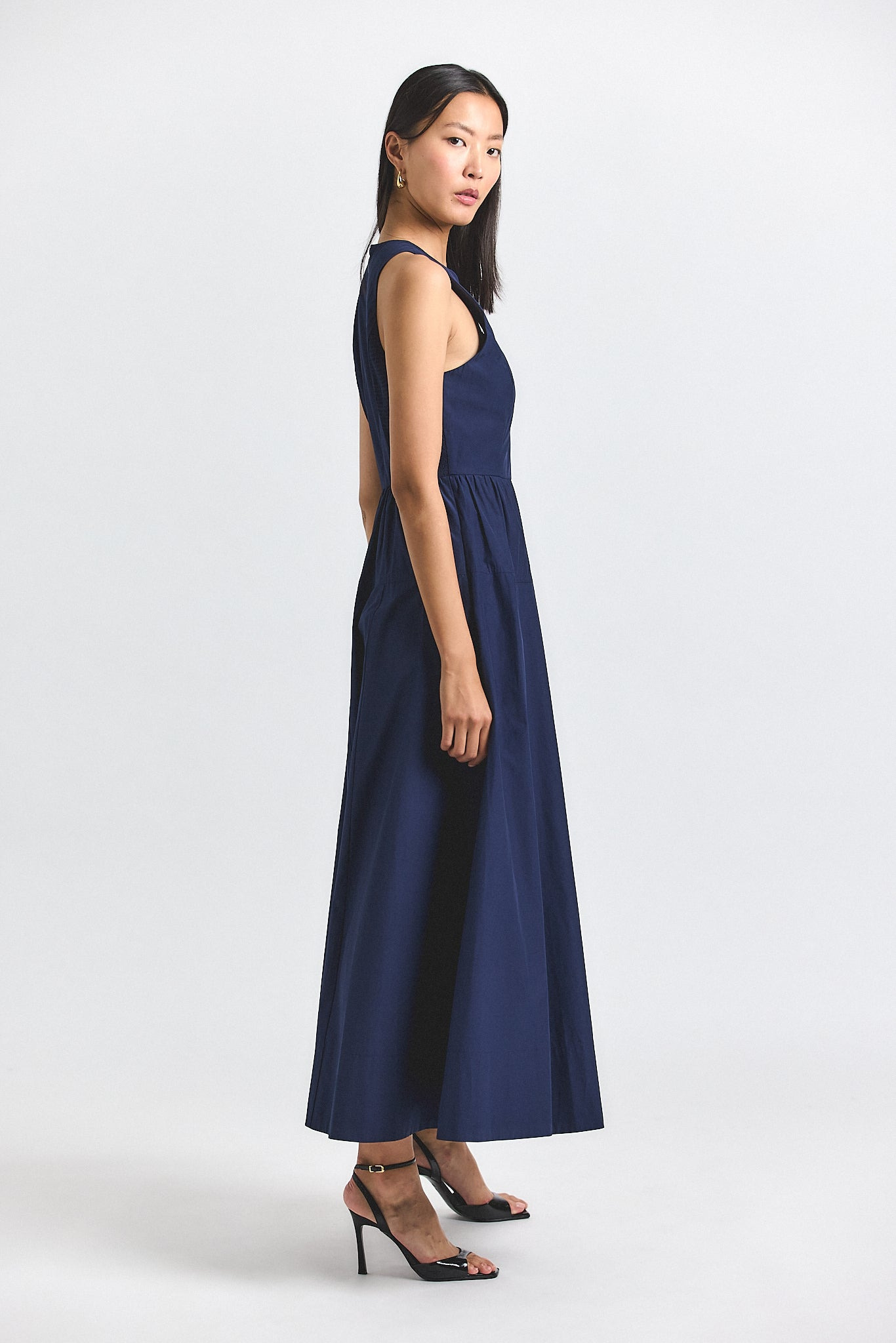 MELODIE COTTON POLY DRESS - 3