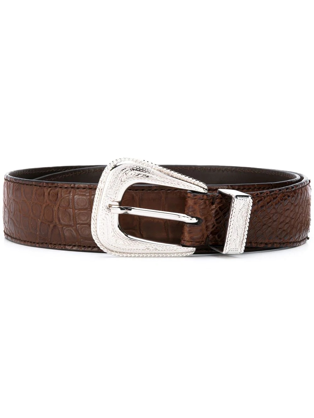 crocodile effect buckle belt - 1