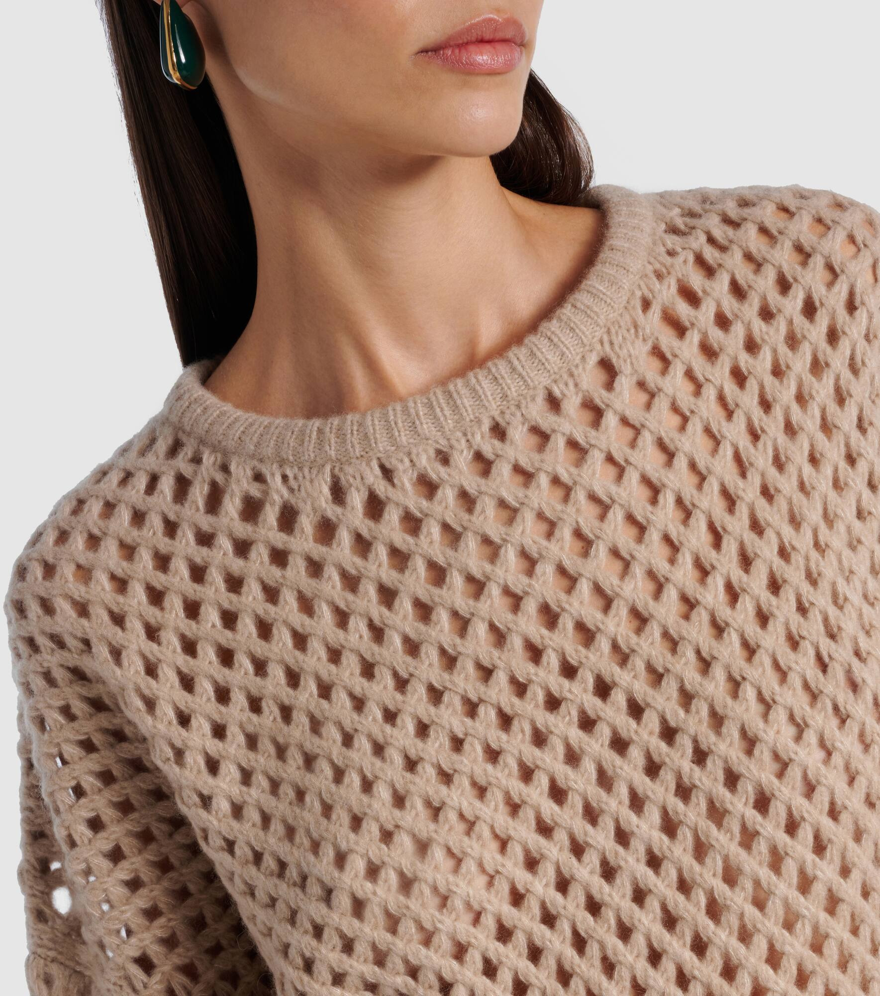 Essen open-knit cashmere and silk sweater - 4