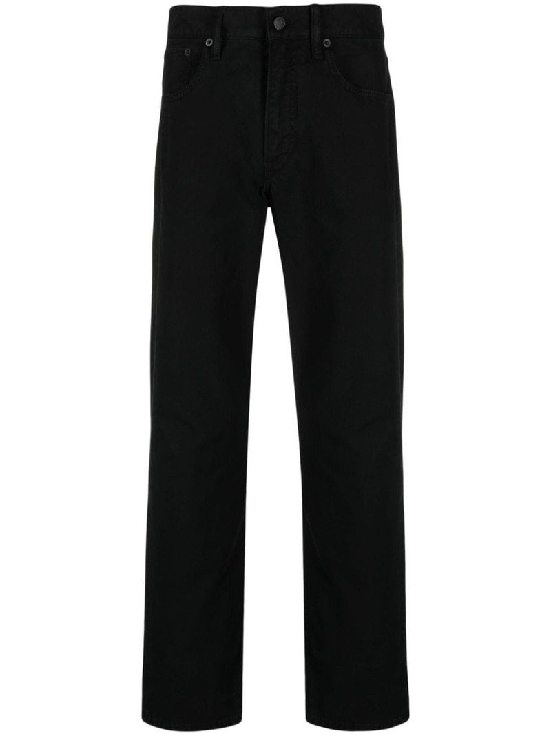 logo-patch slim-cut jeans 1