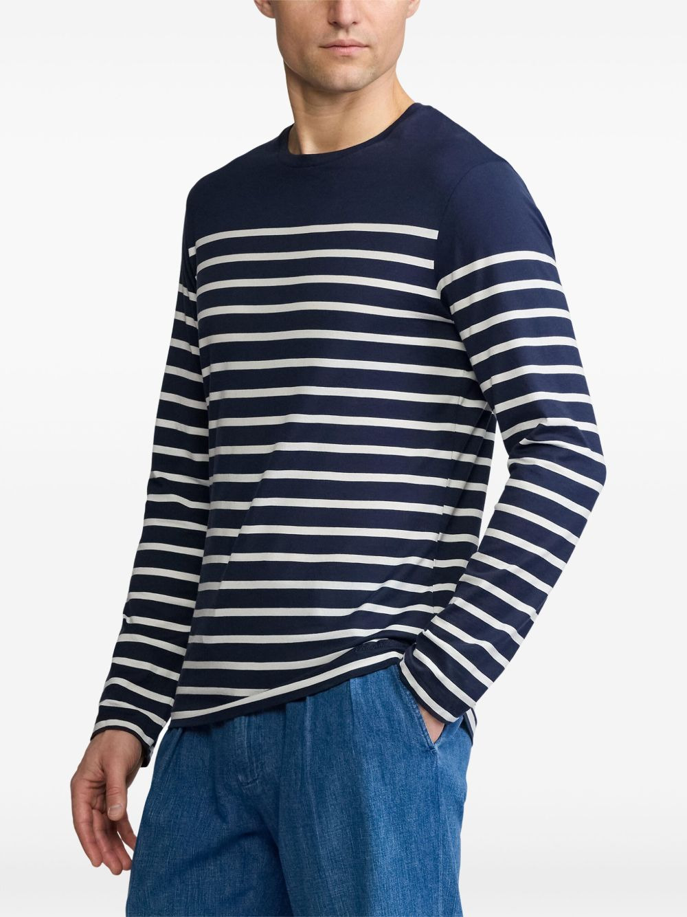 striped T-shirt - 4