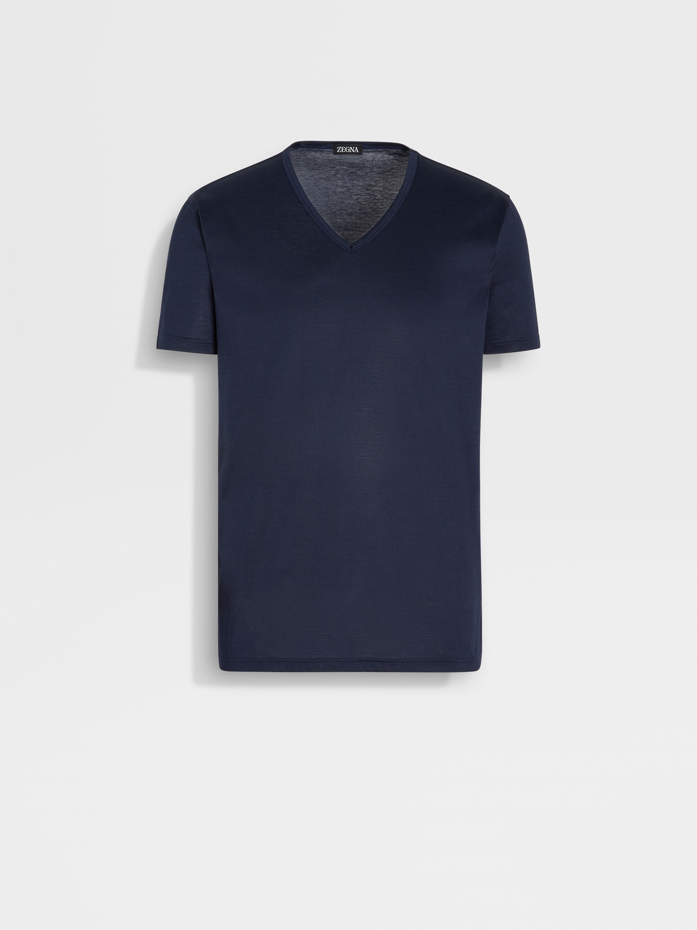 BLUE COTTON T-SHIRT - 1