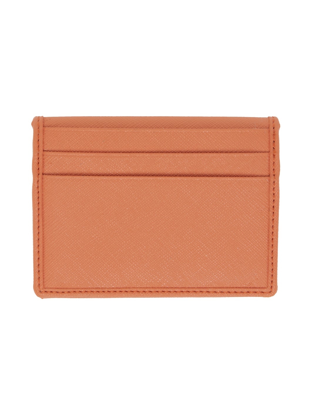 Orange Saffiano Card Holder - 2