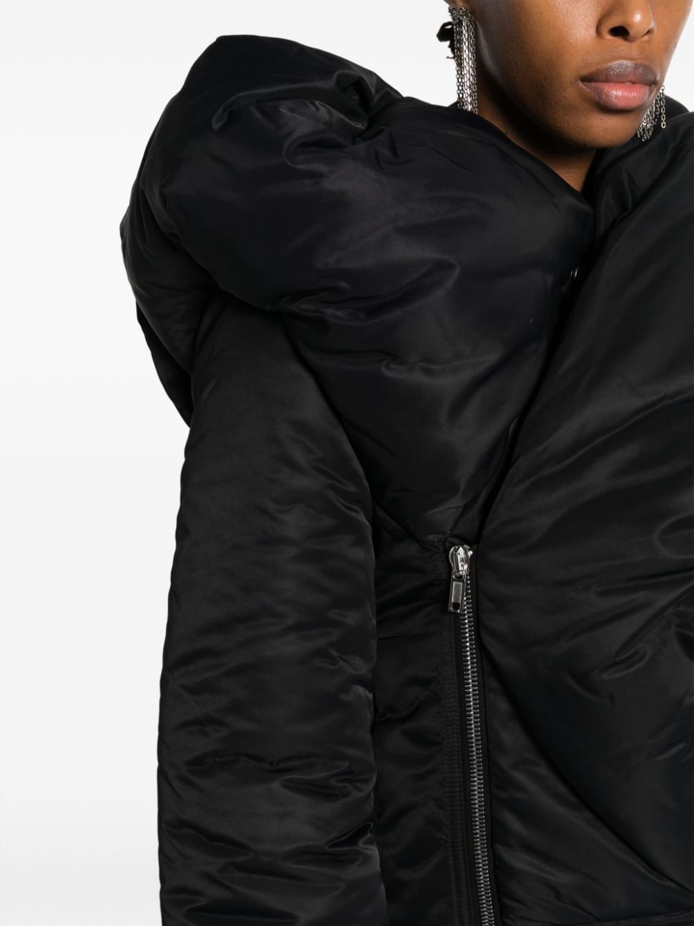 Doll asymmetric padded bomber jacket - 5