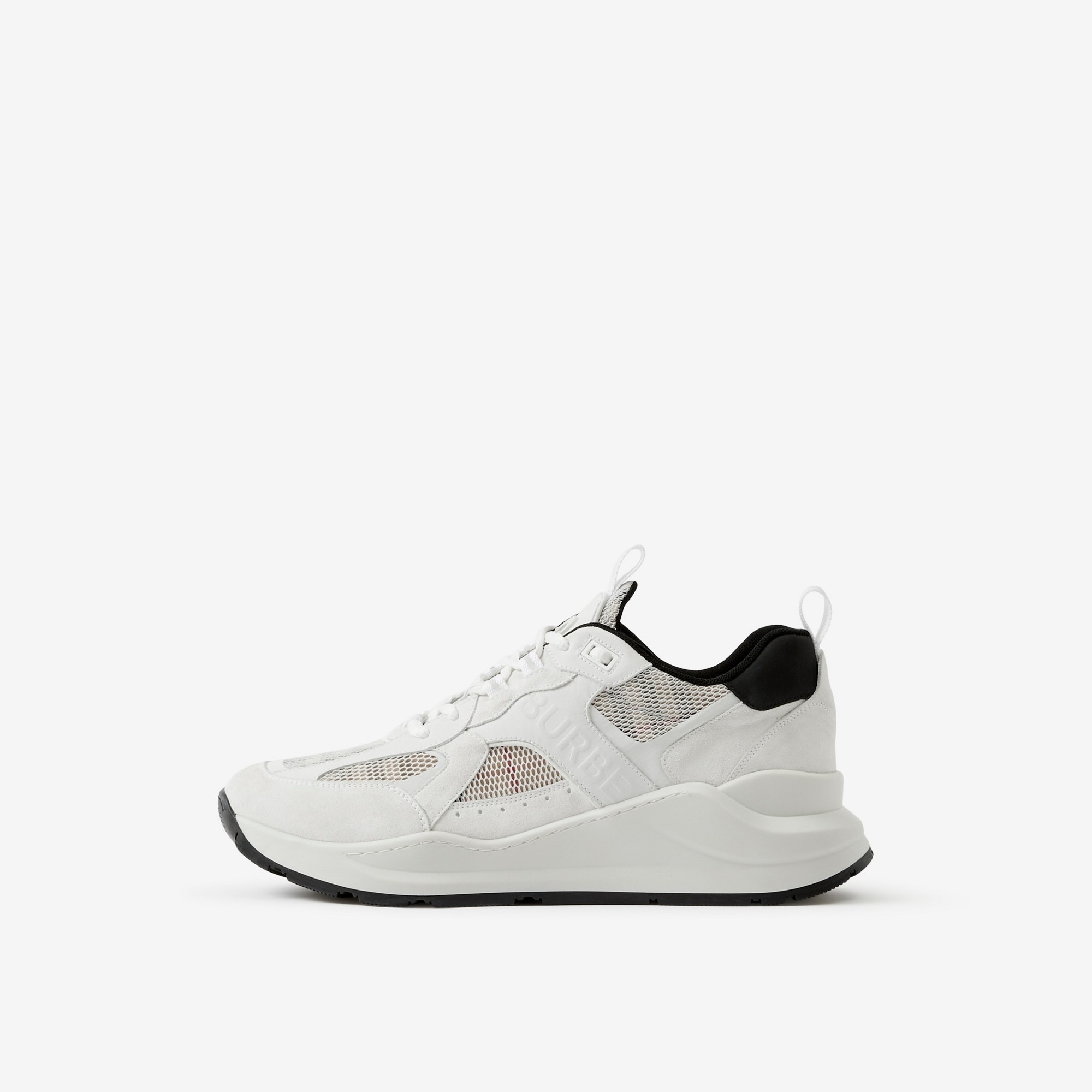 Vintage Check, Mesh and Suede Sneakers - 5