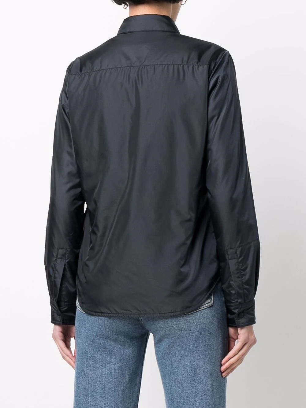 fitted shirt jacket - 4