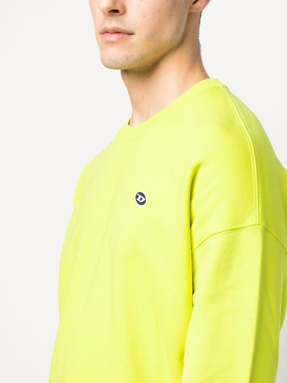 logo embroidery cotton sweatshirt - 5