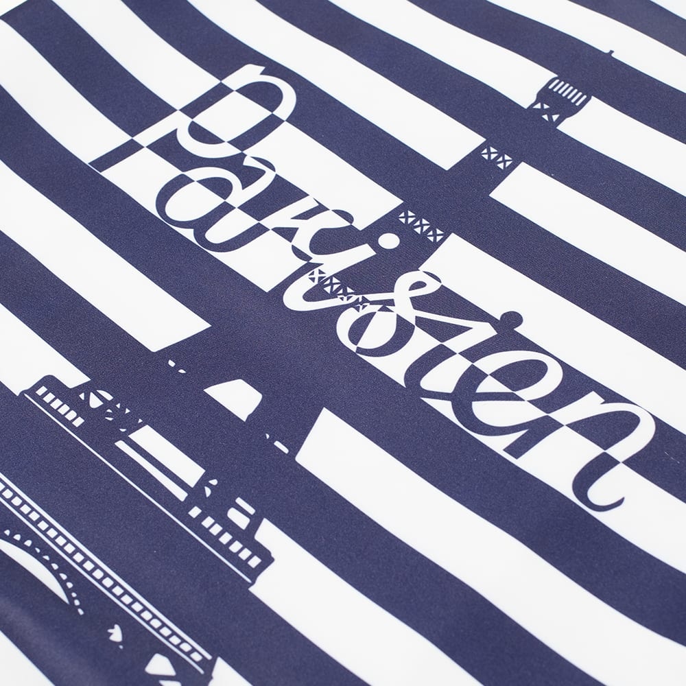 Maison Kitsuné Parisien Tower Striped Nylon Bag - 2