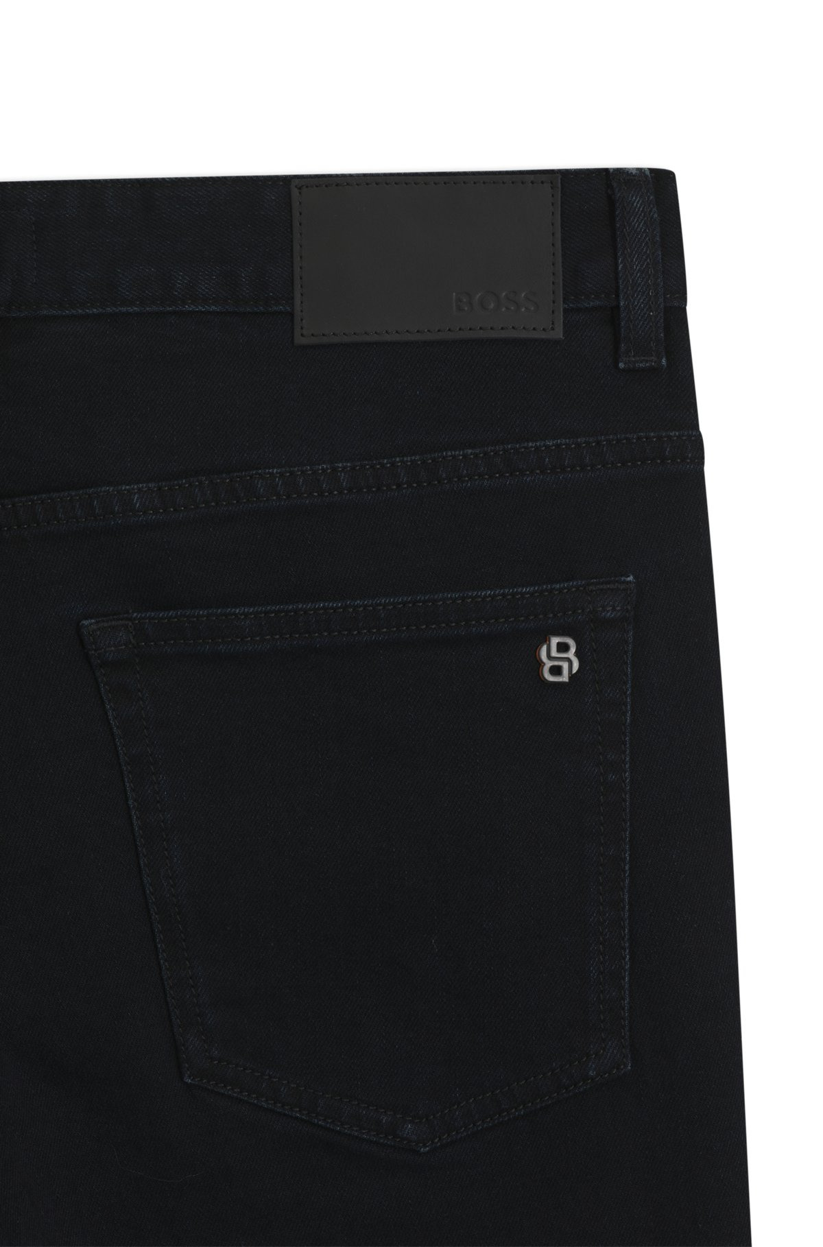 SLIM-FIT JEANS IN BLUE COMFORT-STRETCH DENIM - 6