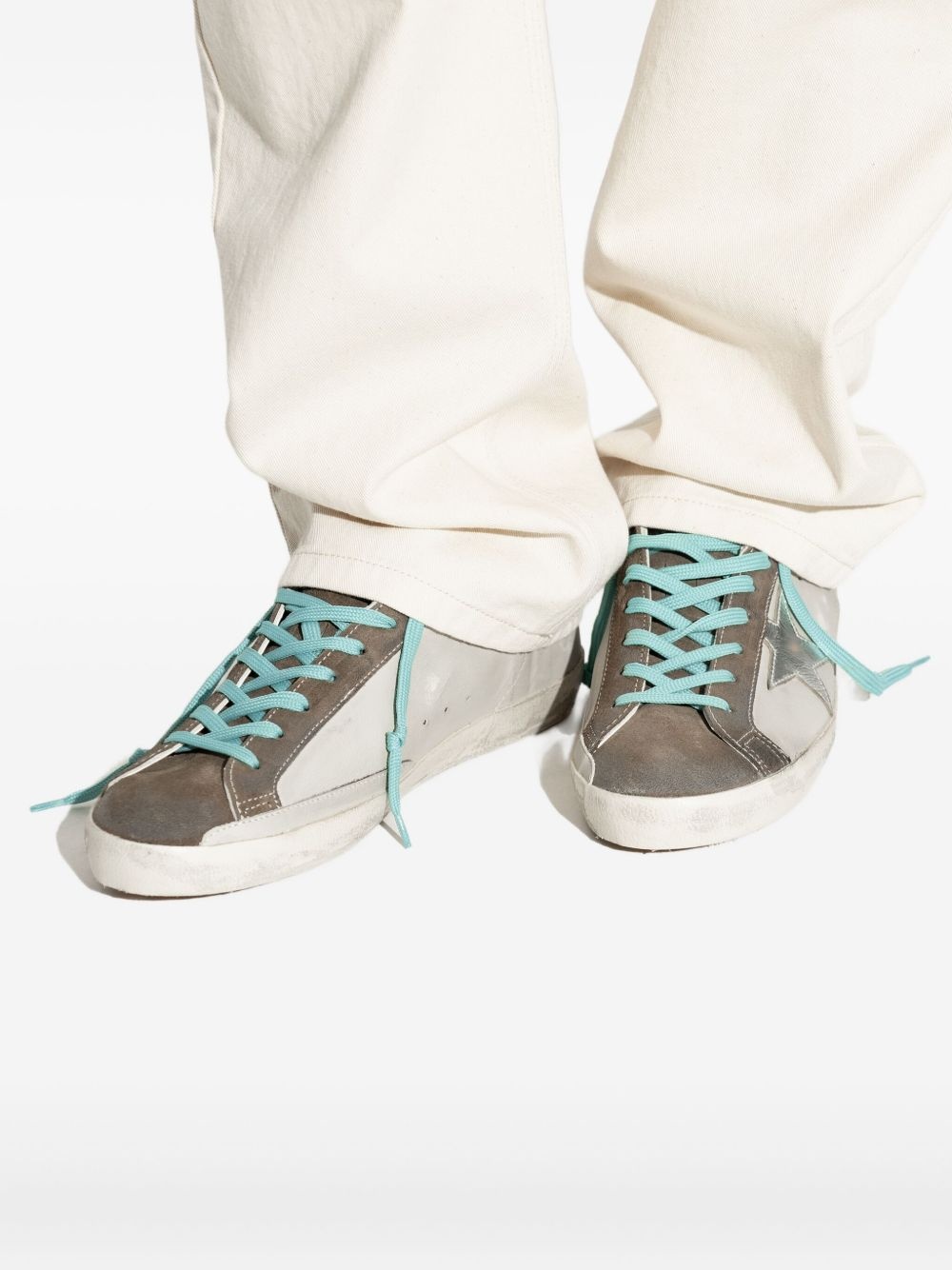 Super-Star distressed sneakers - 5