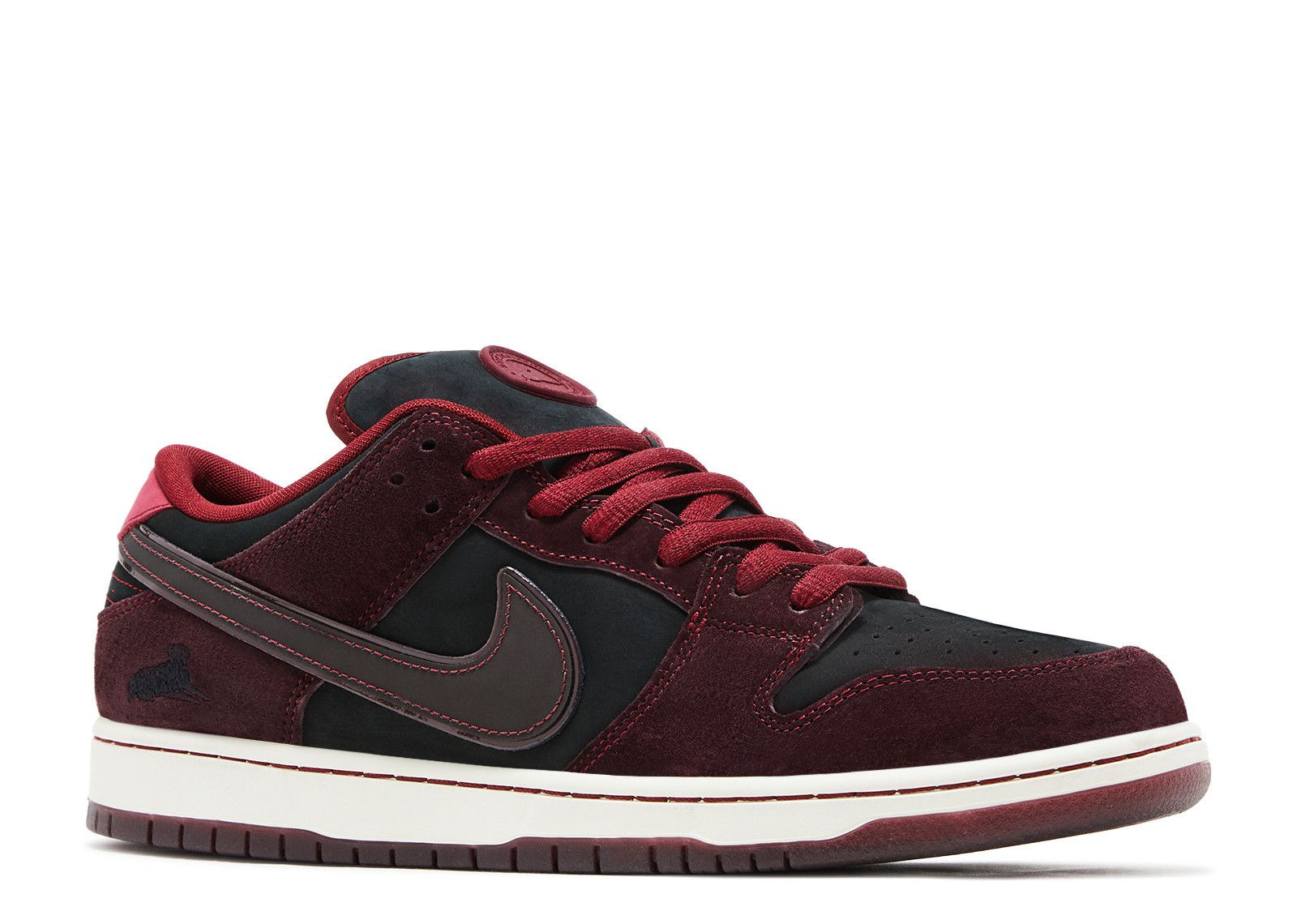 RIOT SKATESHOP X DUNK LOW PRO SB QS 'MAHOGANY DARK BEETROOT' - 2