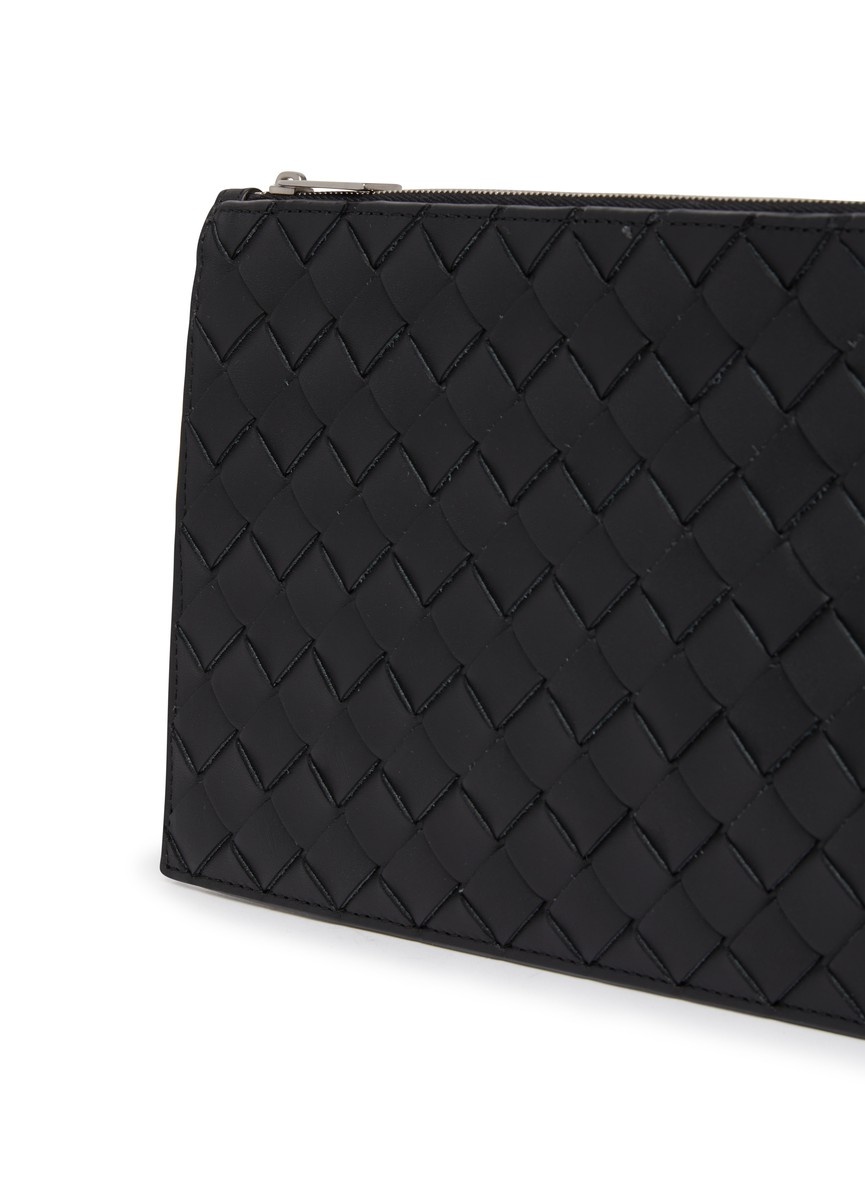 Intrecciato Crossbody Clutch Bag - 5
