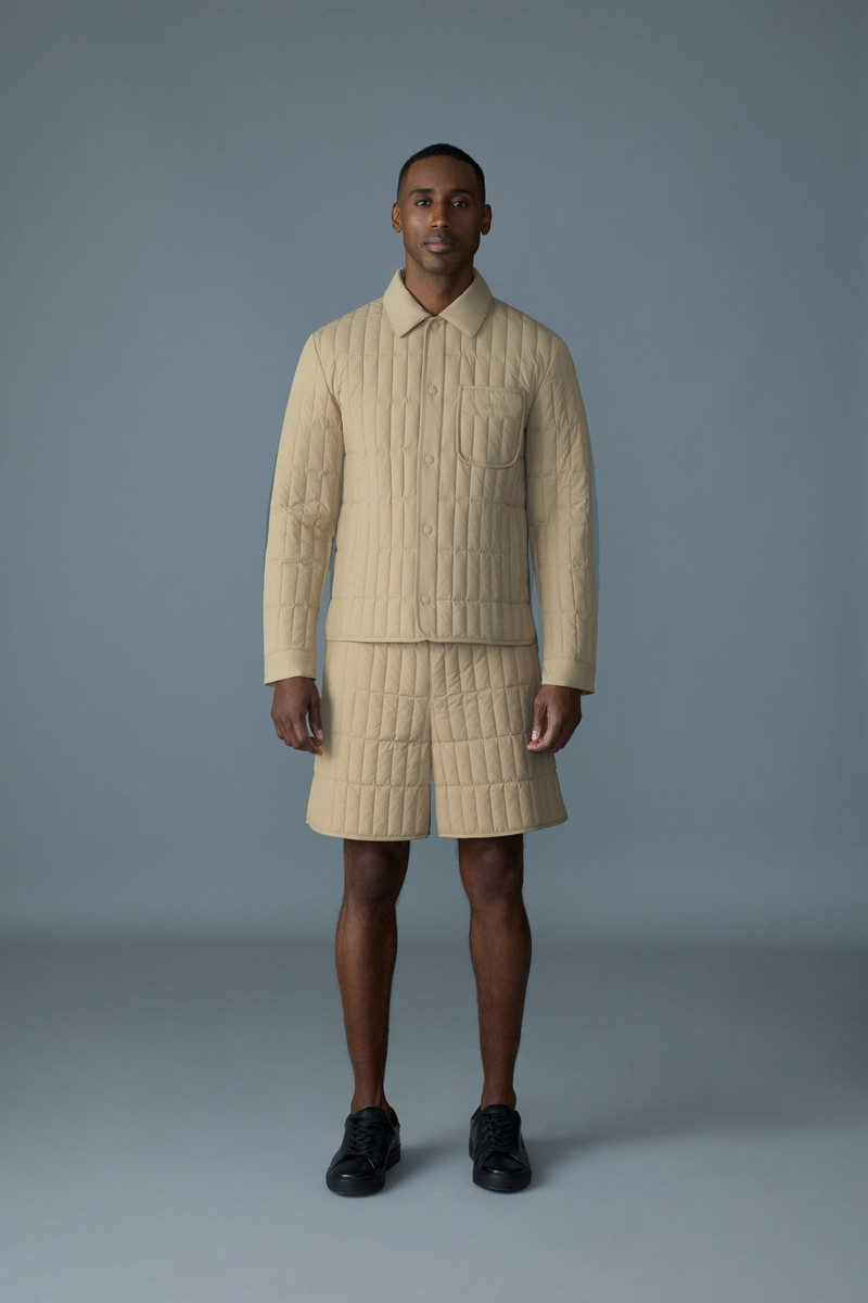 MACKAGE MATEO Vertical Quilted Jacket with Spread Collar outlook