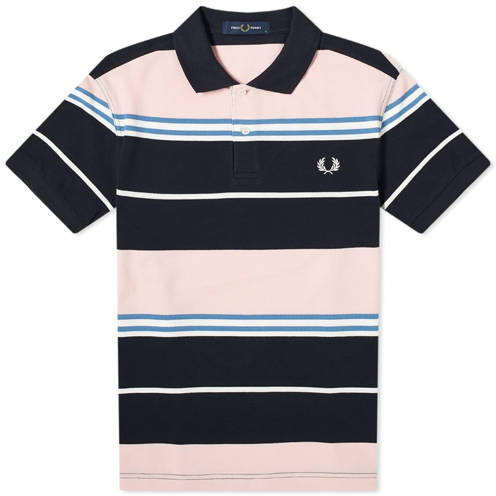 Fred Perry Authentic Multi Stripe Polo Shirt - 1