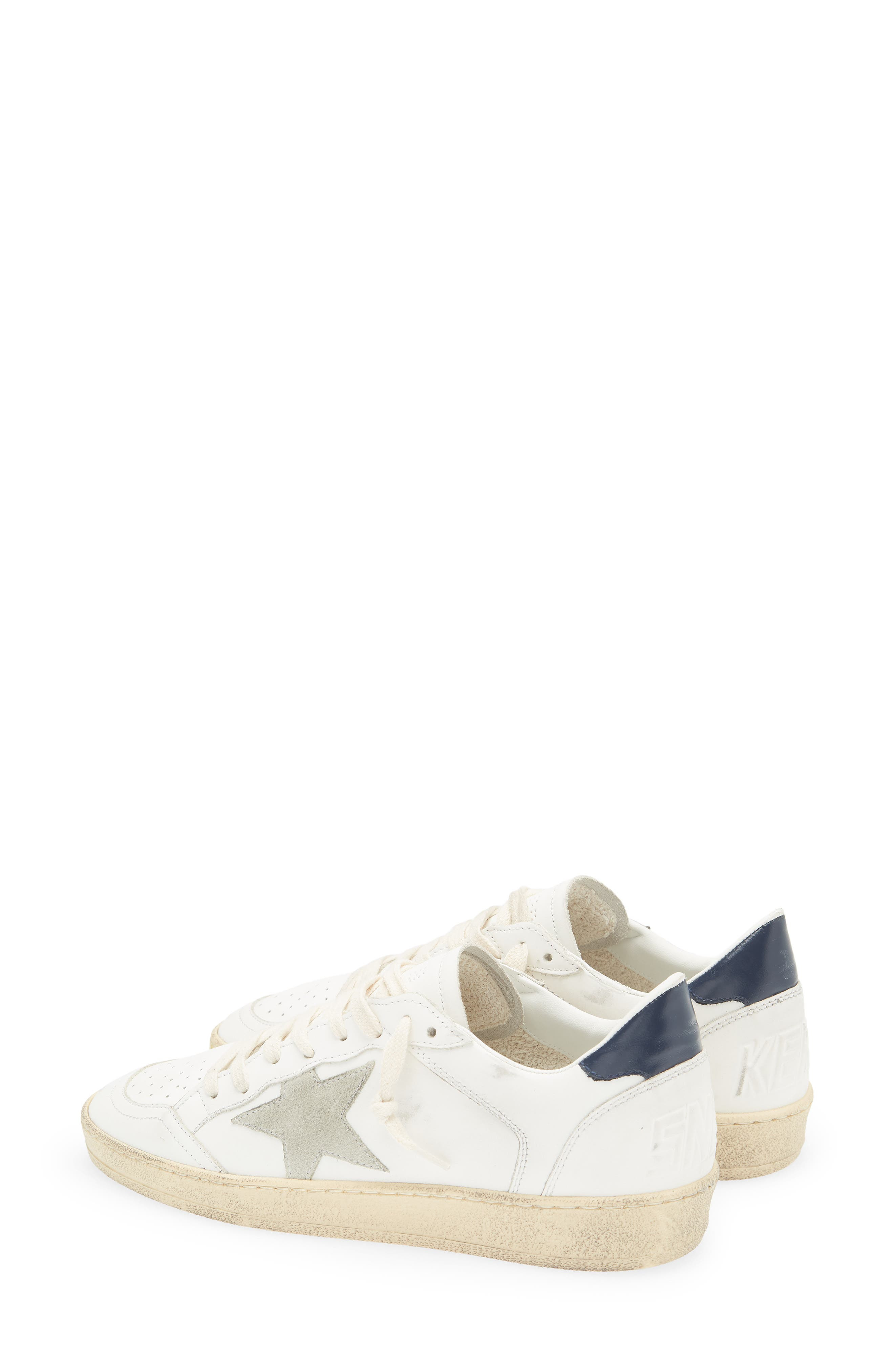 Golden Goose Ball Star Sneaker in White/Ice/Night Blue at Nordstrom - 2