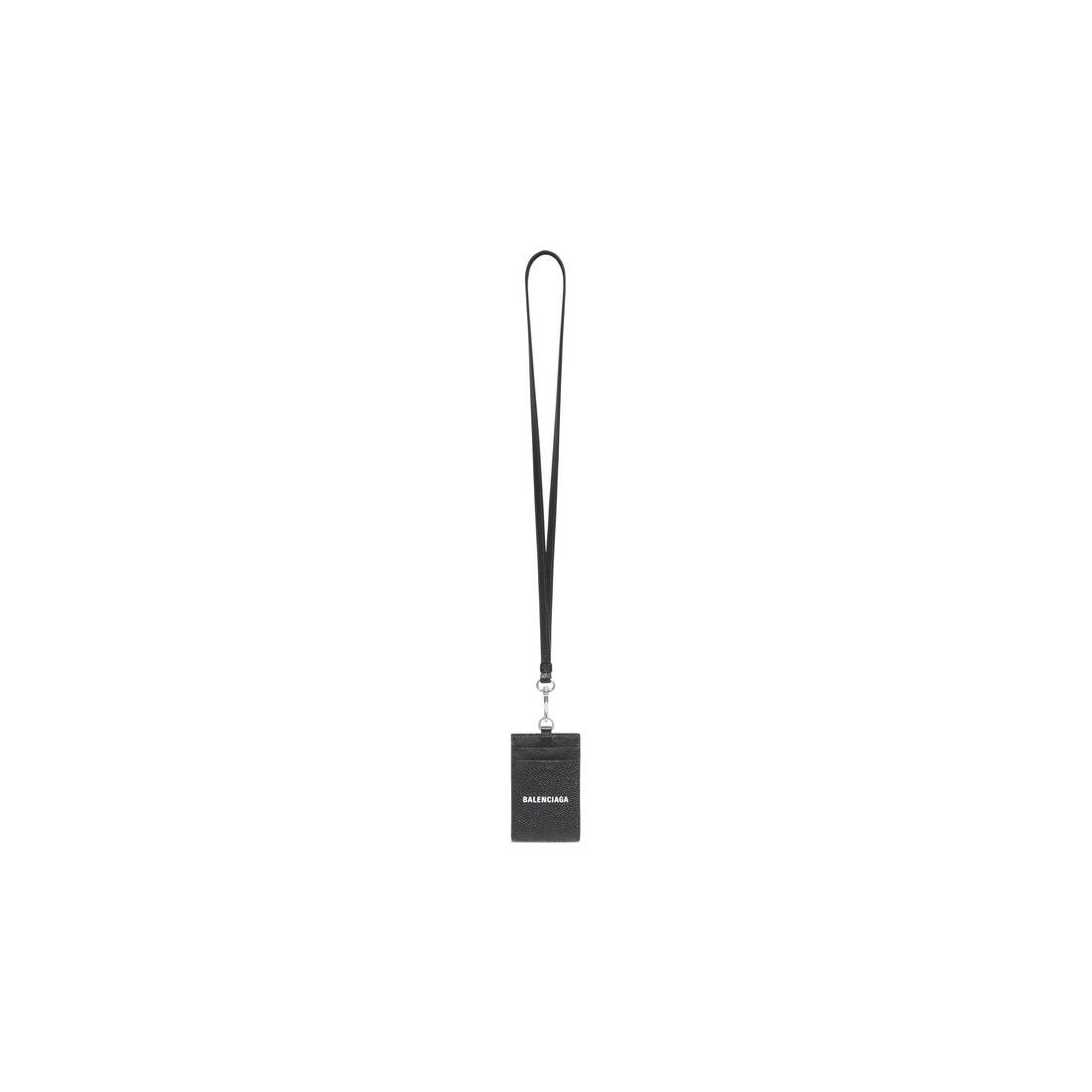 Men's Cash Card And Badge Holder  in Black - 1