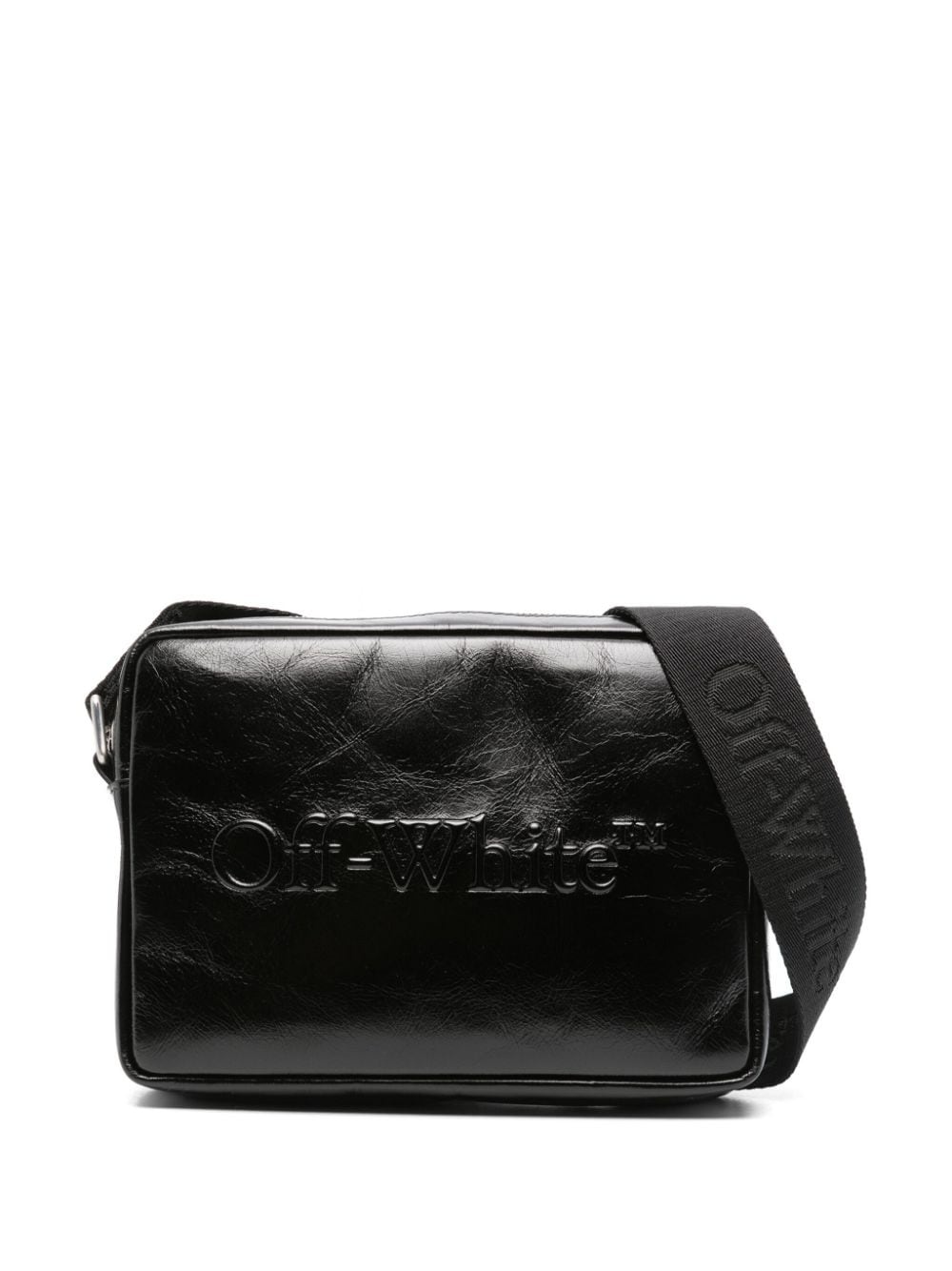 Bookish leather messenger bag - 1