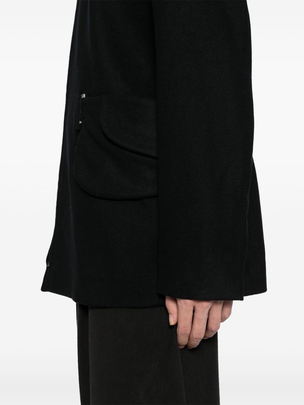 suit jacket with waist bag - 5