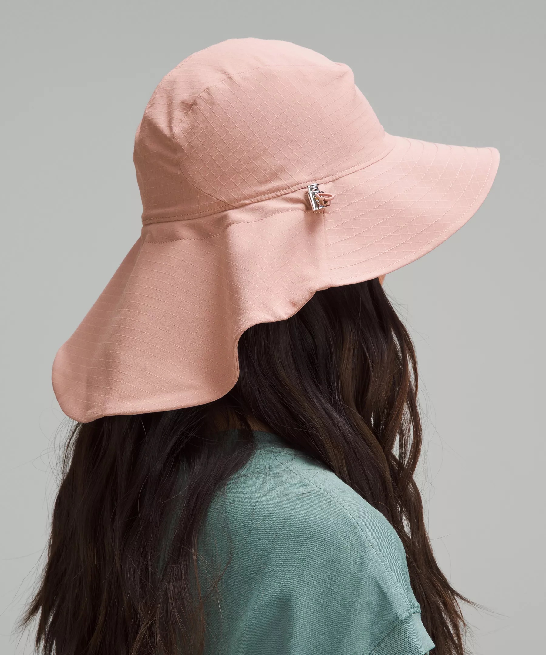 Women's Cinchable Wide Brim Bucket Hat - 3