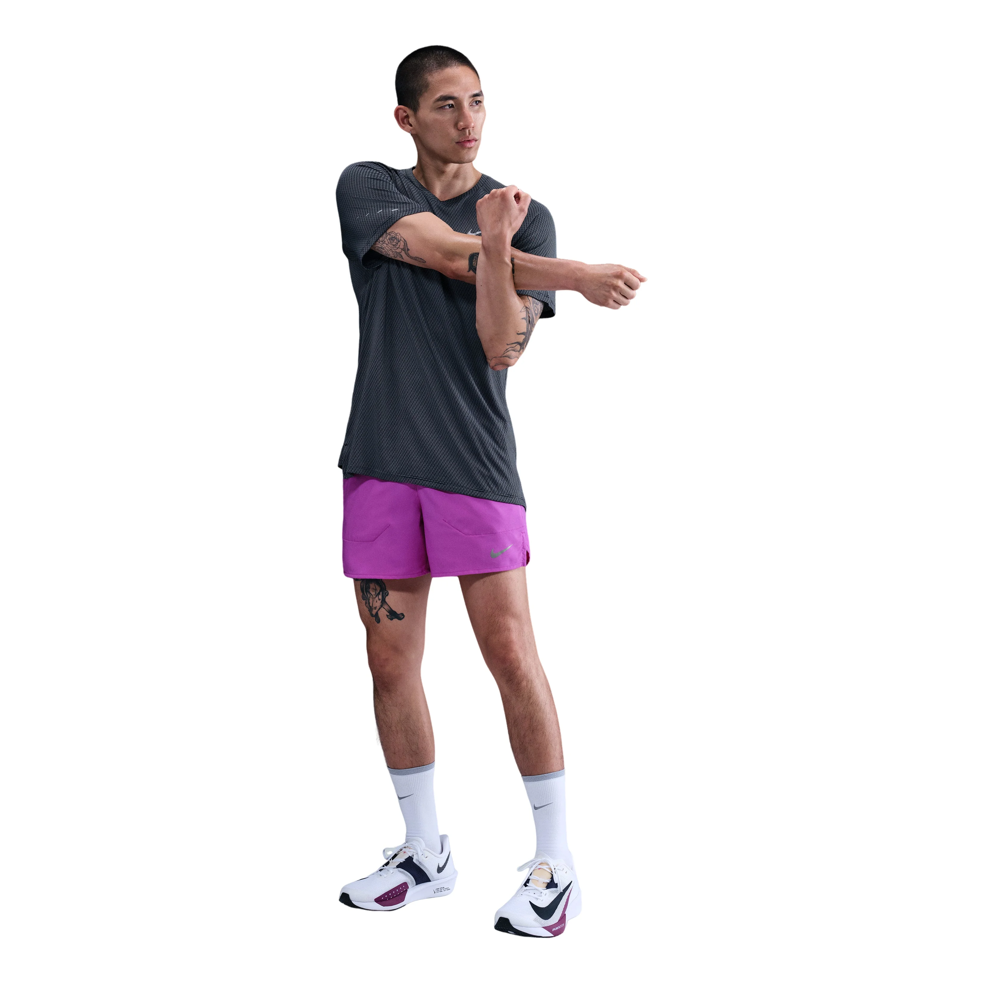 Nike Dri-FIT Stride 5" Hidden Lined Running Shorts 'Vivid Purple' DM4756-552 - 1