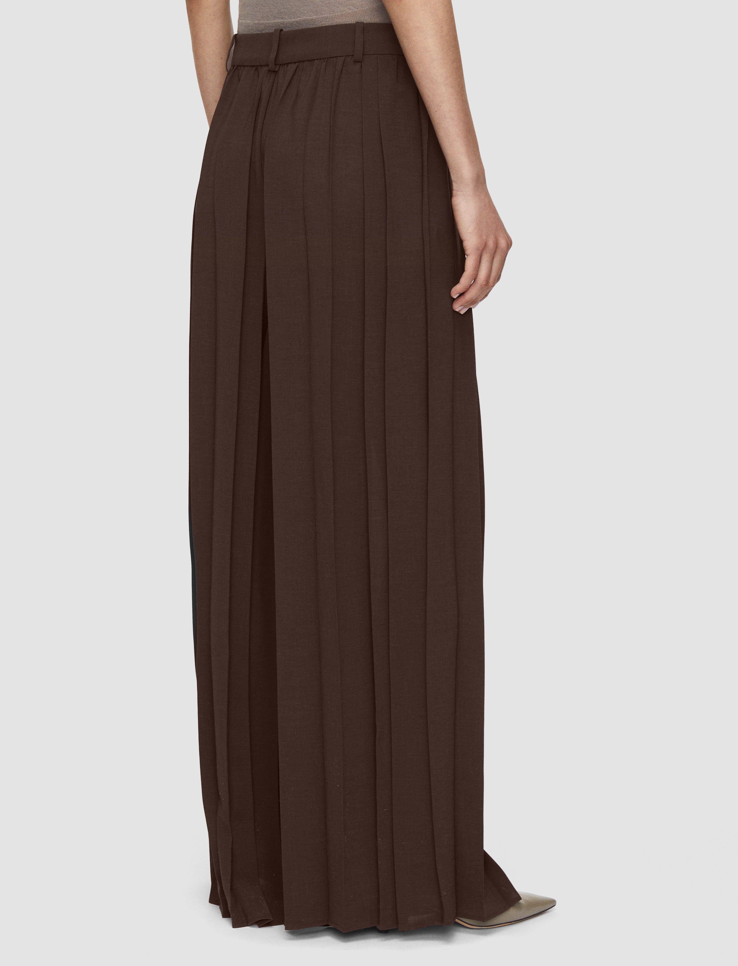 Tibre Airy Plissé Trousers - 3