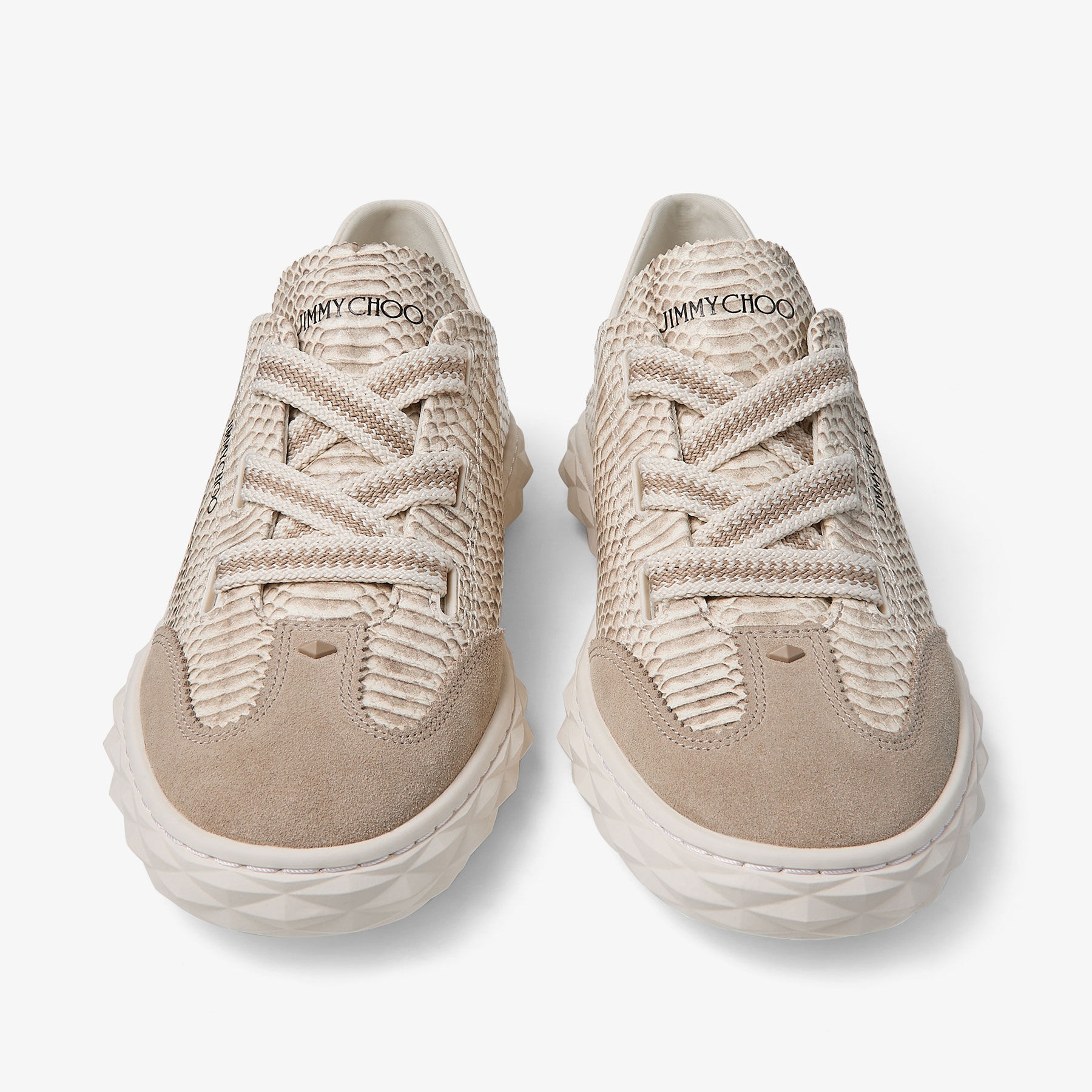 Diamond Light Flex F
Roccia Aspide Snake Printed Leather Trainers - 7