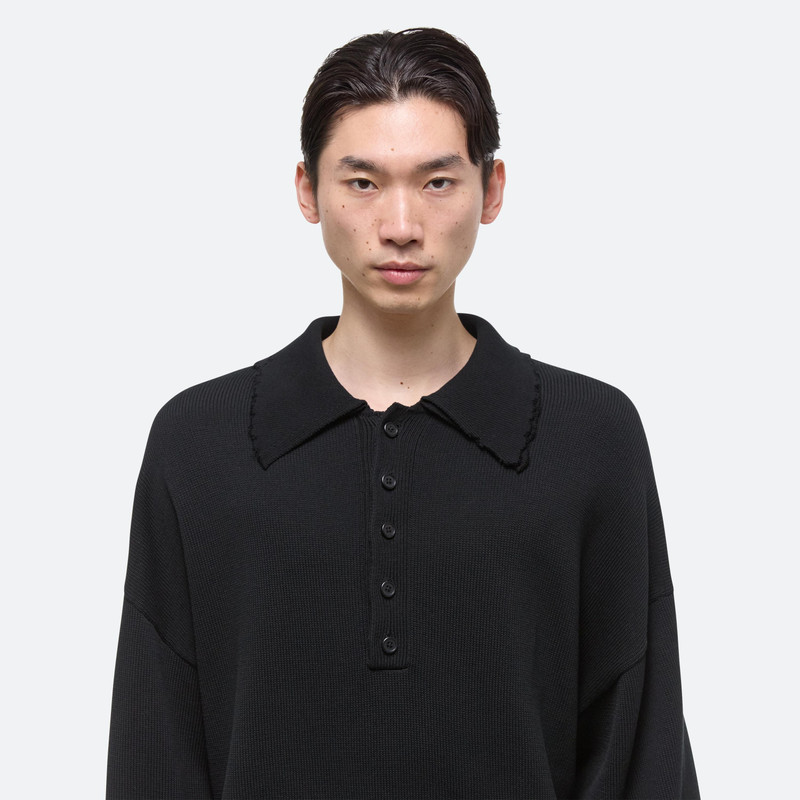 DISTRESSED POLO SWEATER 6