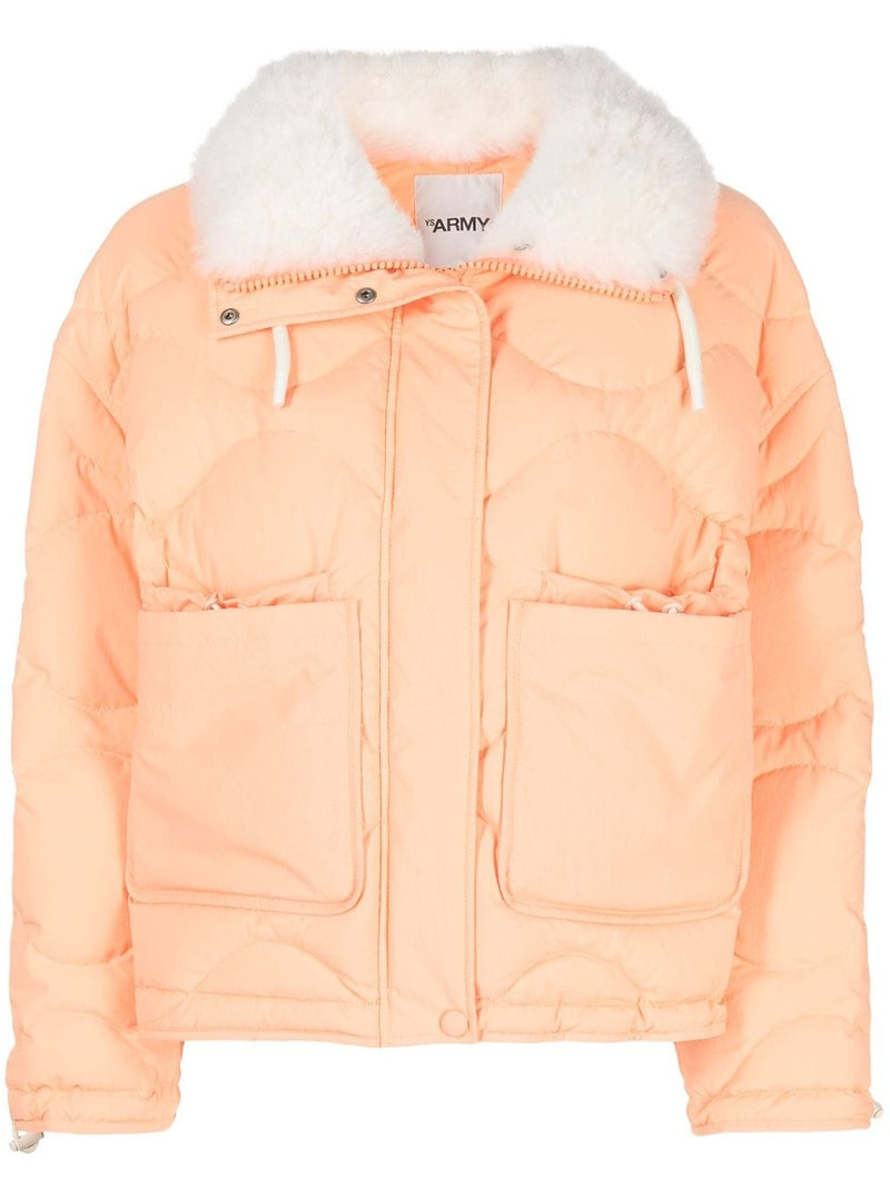 concealed-fastening padded jacket 1