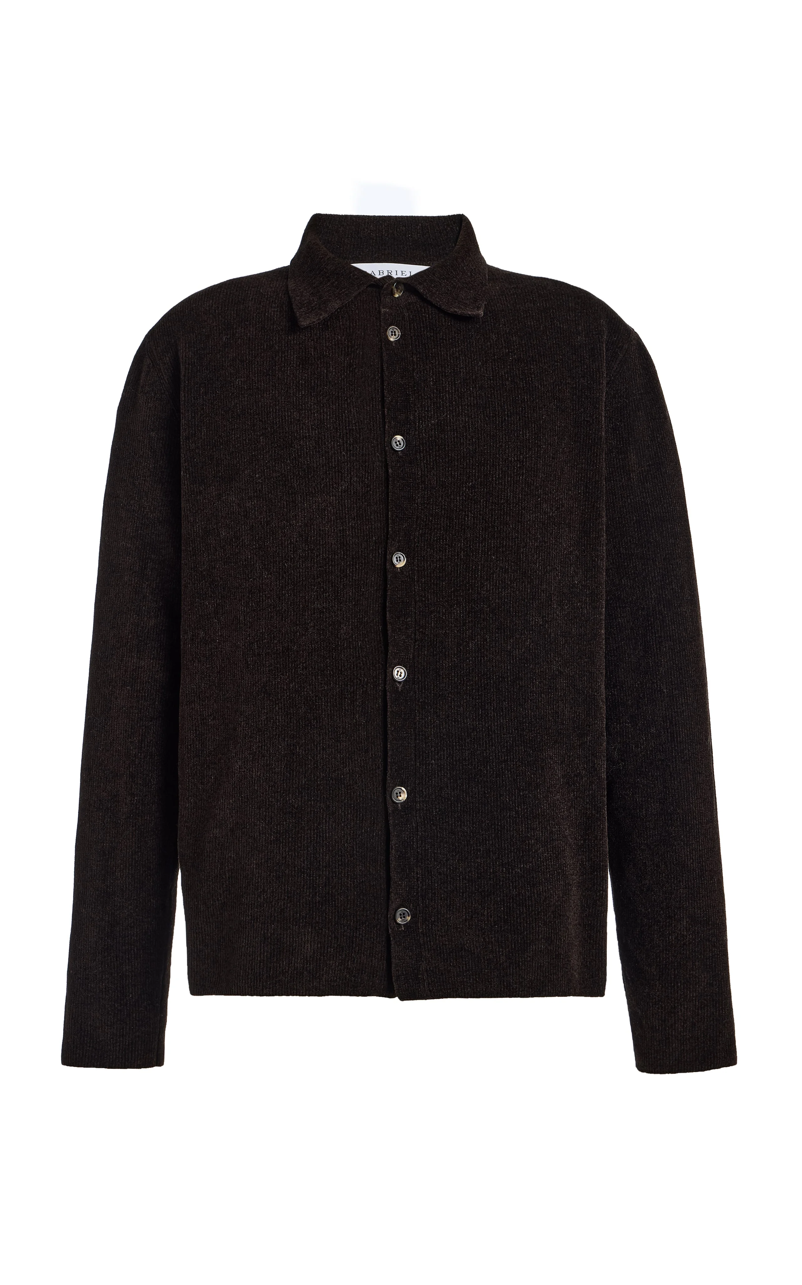 Toynbee Knit Polo in Chocolate Silk - 1