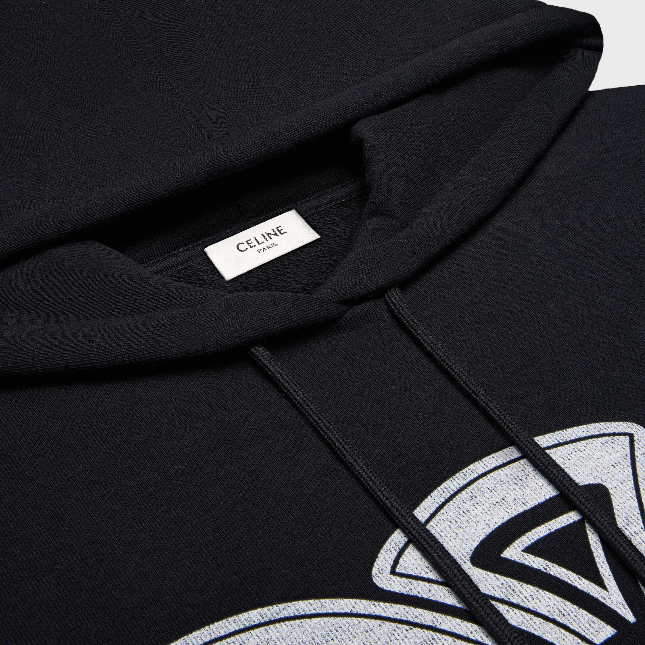 loose hoodie IN cotton fleece - 3