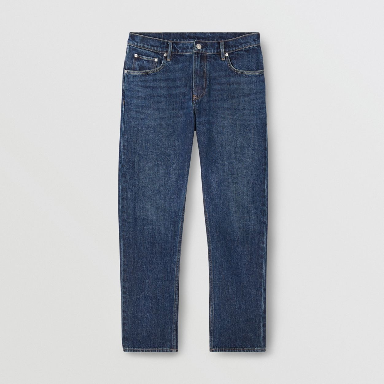 Straight Fit Washed Jeans - 1