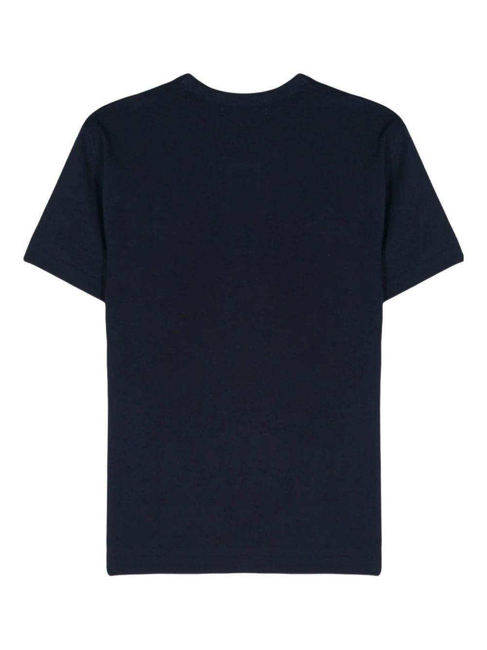 heart-patch cotton T-shirt - 2