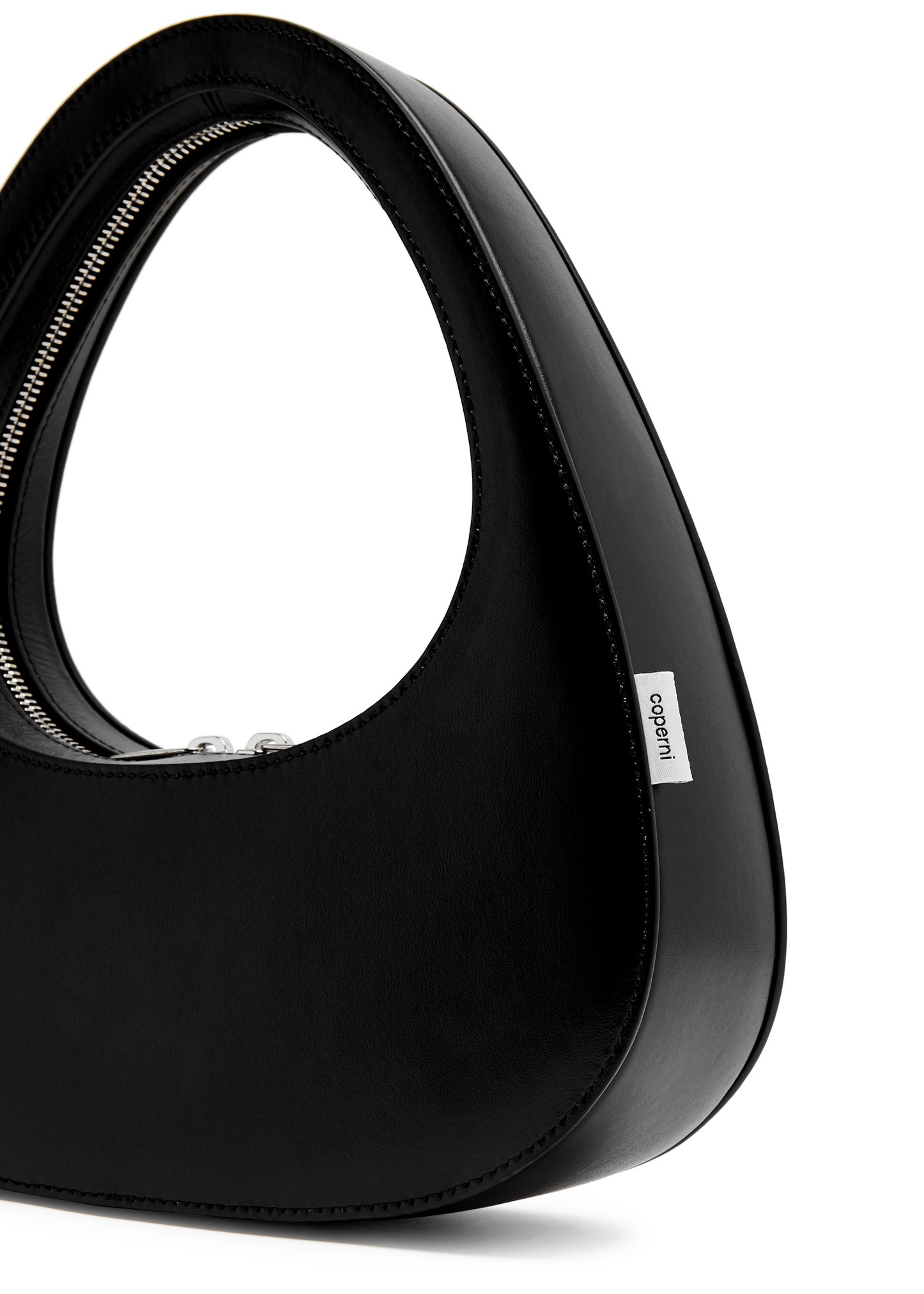 Baguette Swipe leather top handle bag - 3