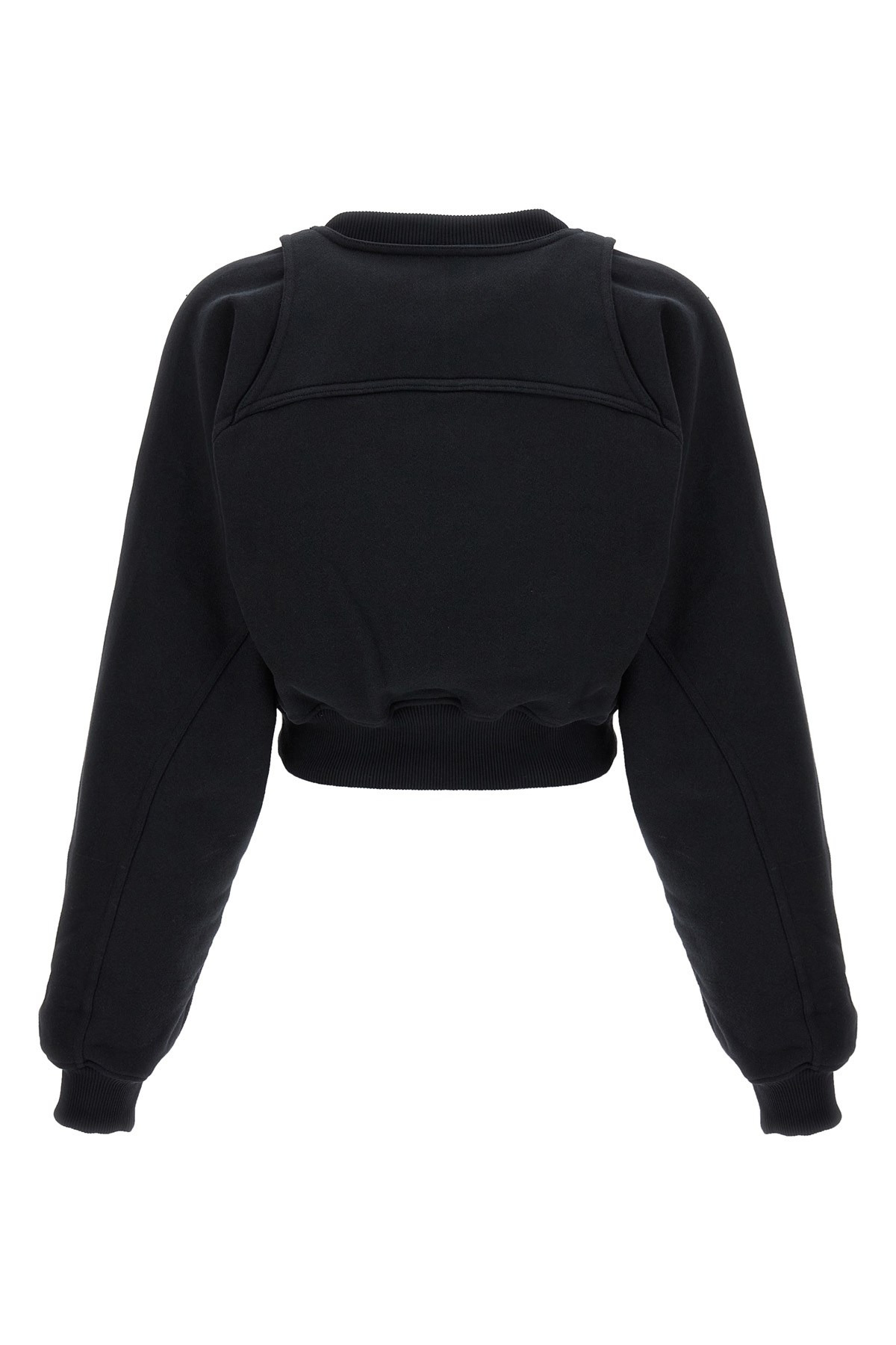 Logo embroidery sweatshirt - 3