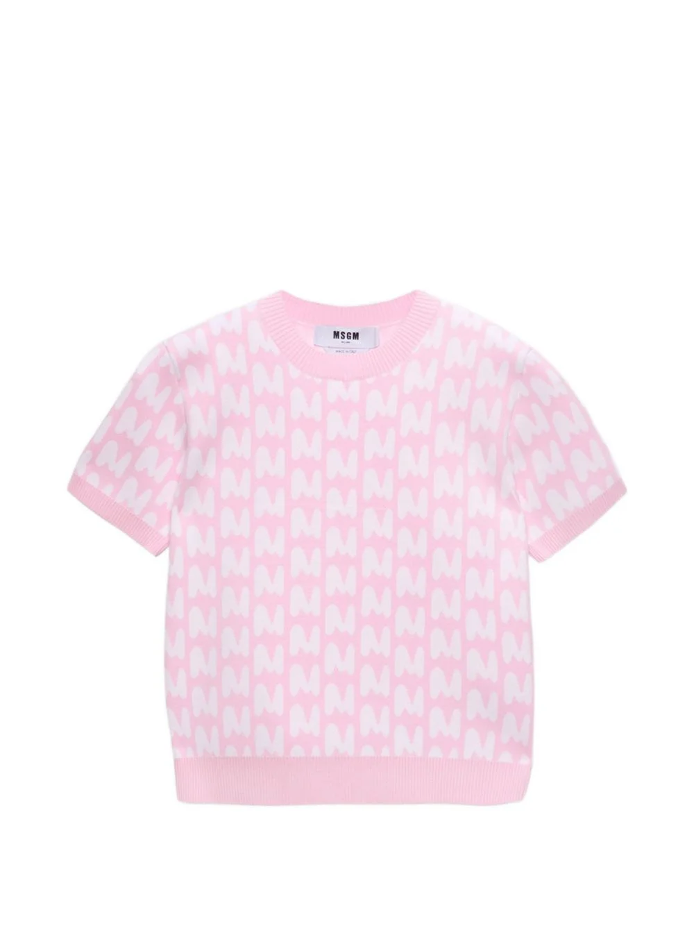patterned T-shirt - 1
