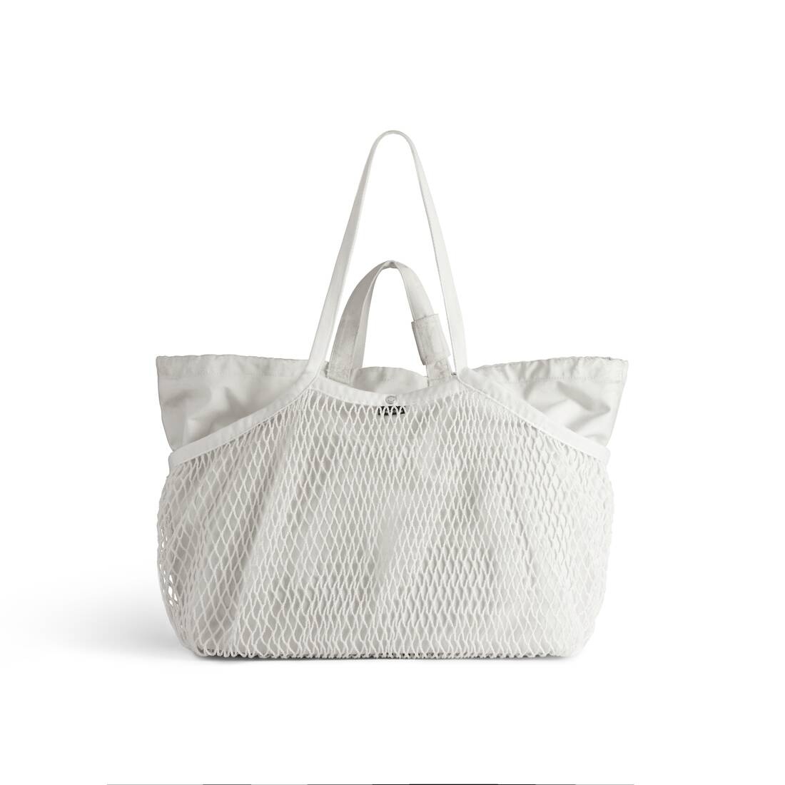 24/7 Large Tote Bag Dirty Effect in White - 4