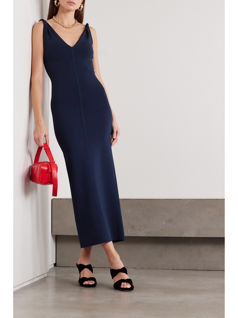 GALVAN Tyra Stretch-knit Midi Dress outlook