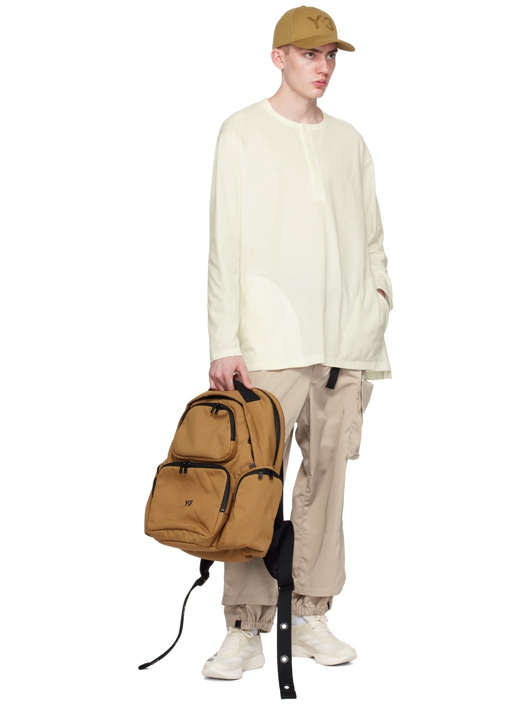Off-White Buttoned Long Sleeve T-Shirt - 5