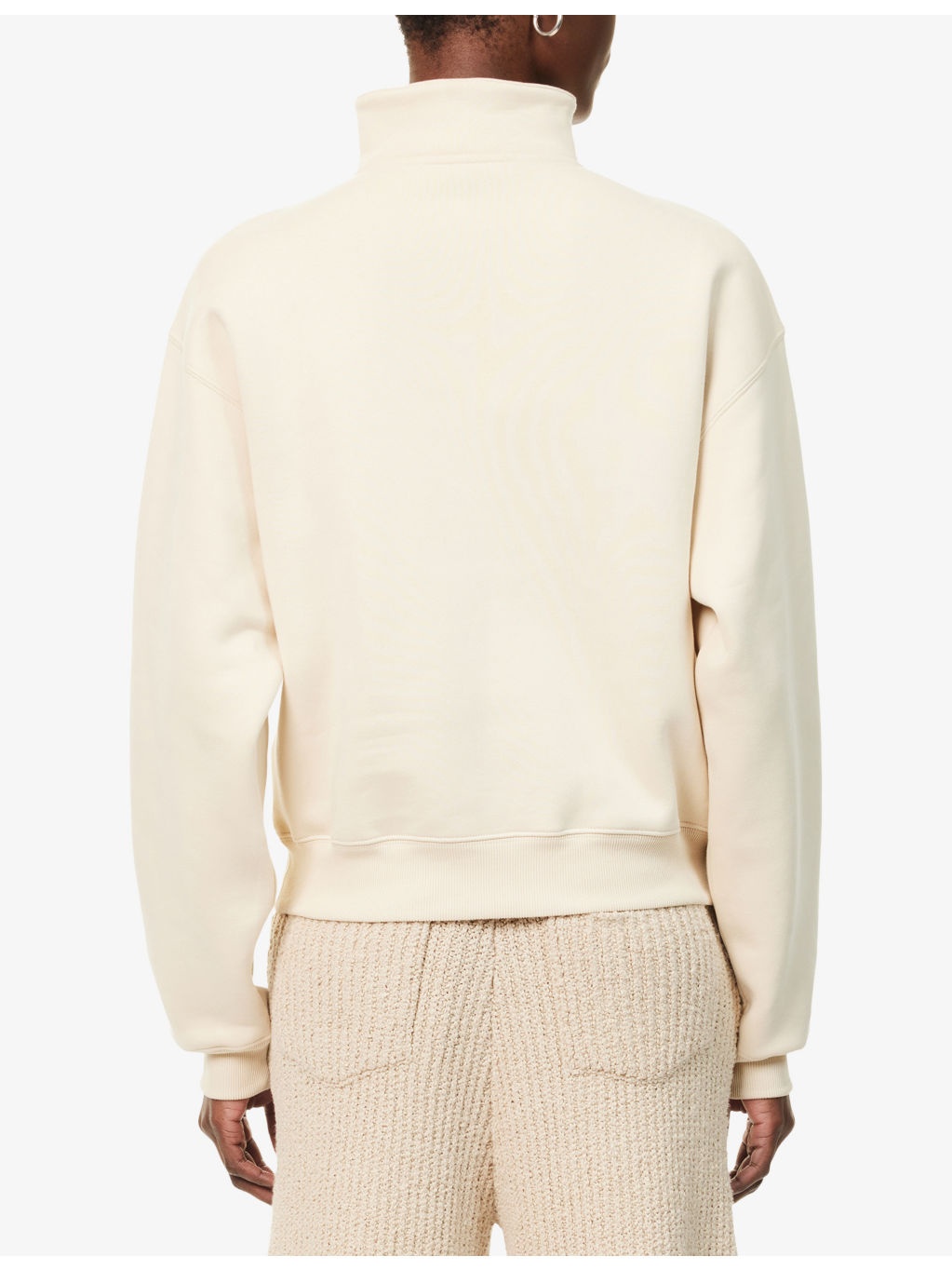 Le Camionneur High-Neck Cotton Sweatshirt - 4