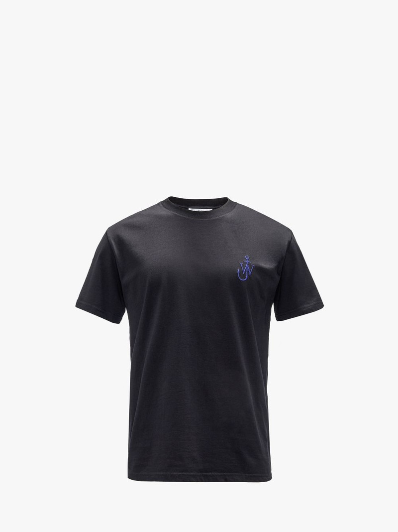 ANCHOR EMBROIDERY BACK PRINT T-SHIRT - 1
