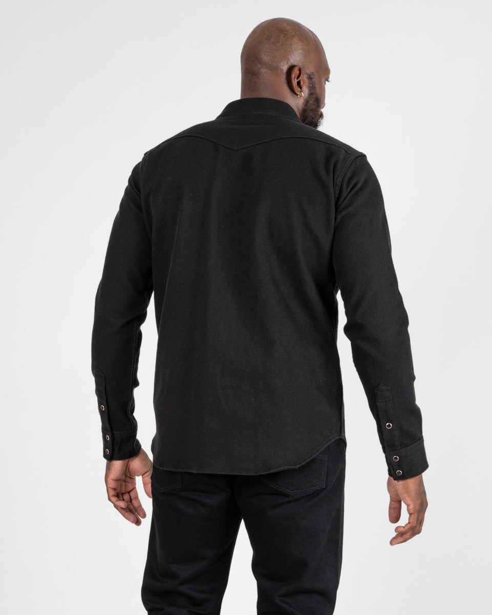 IHSH-234-BLK Kersey Western Shirt - Black - 10
