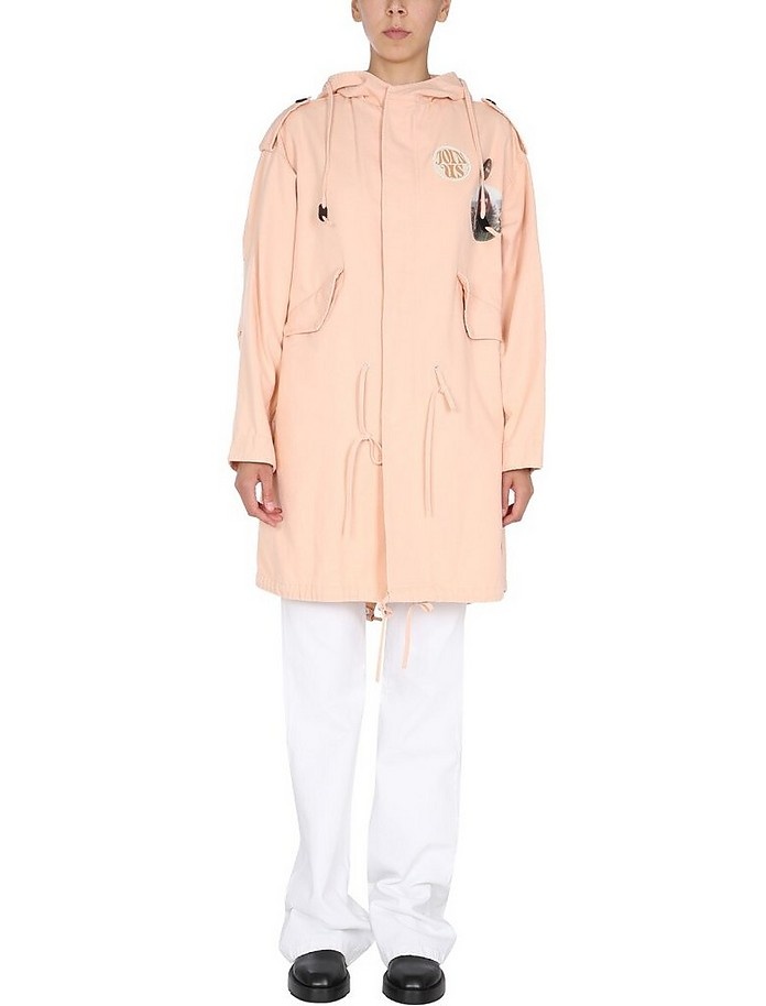 Sicione Logo Patch Parka main image 1