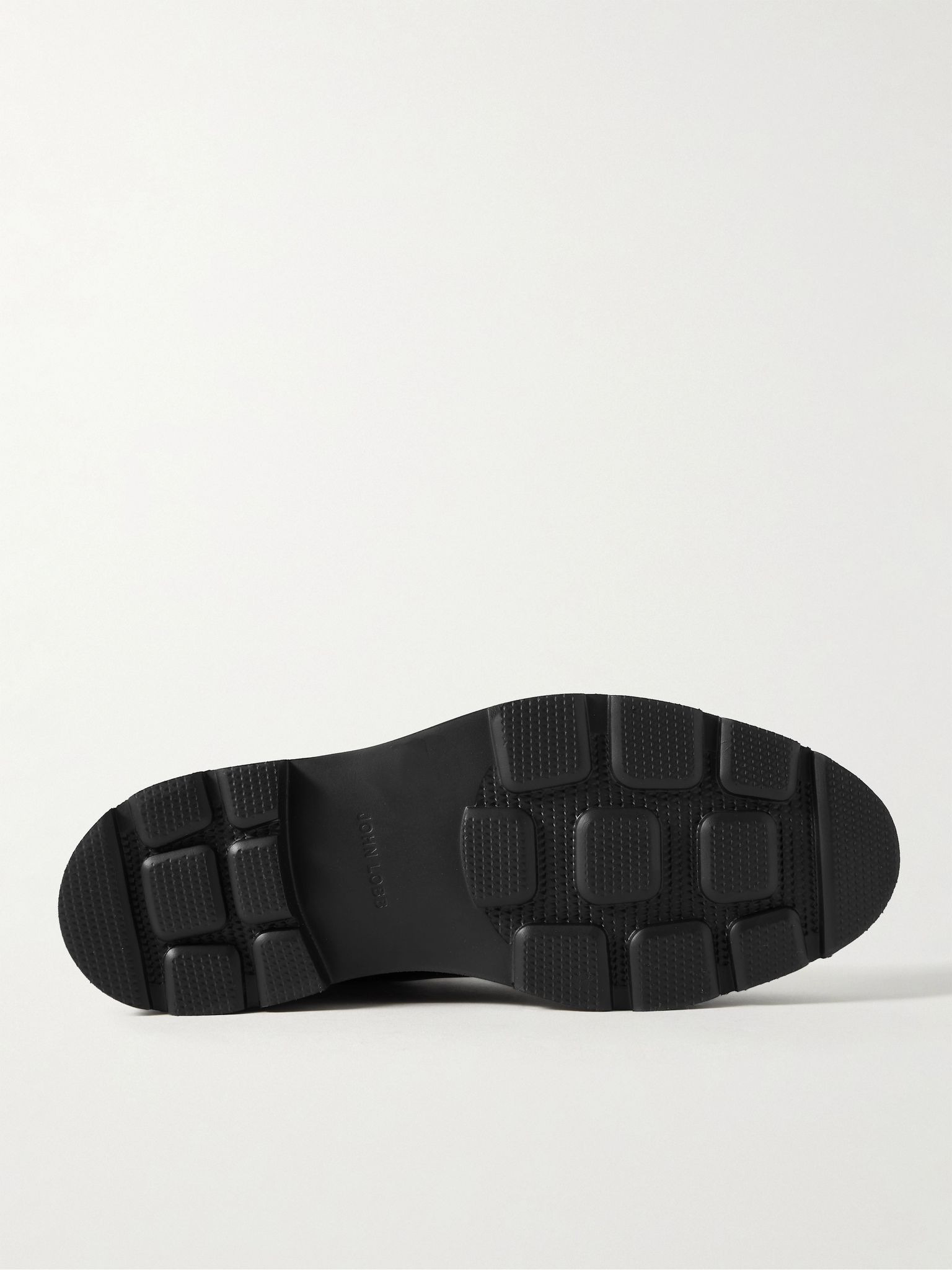 Weekend Panelled Leather Boots Black - 3